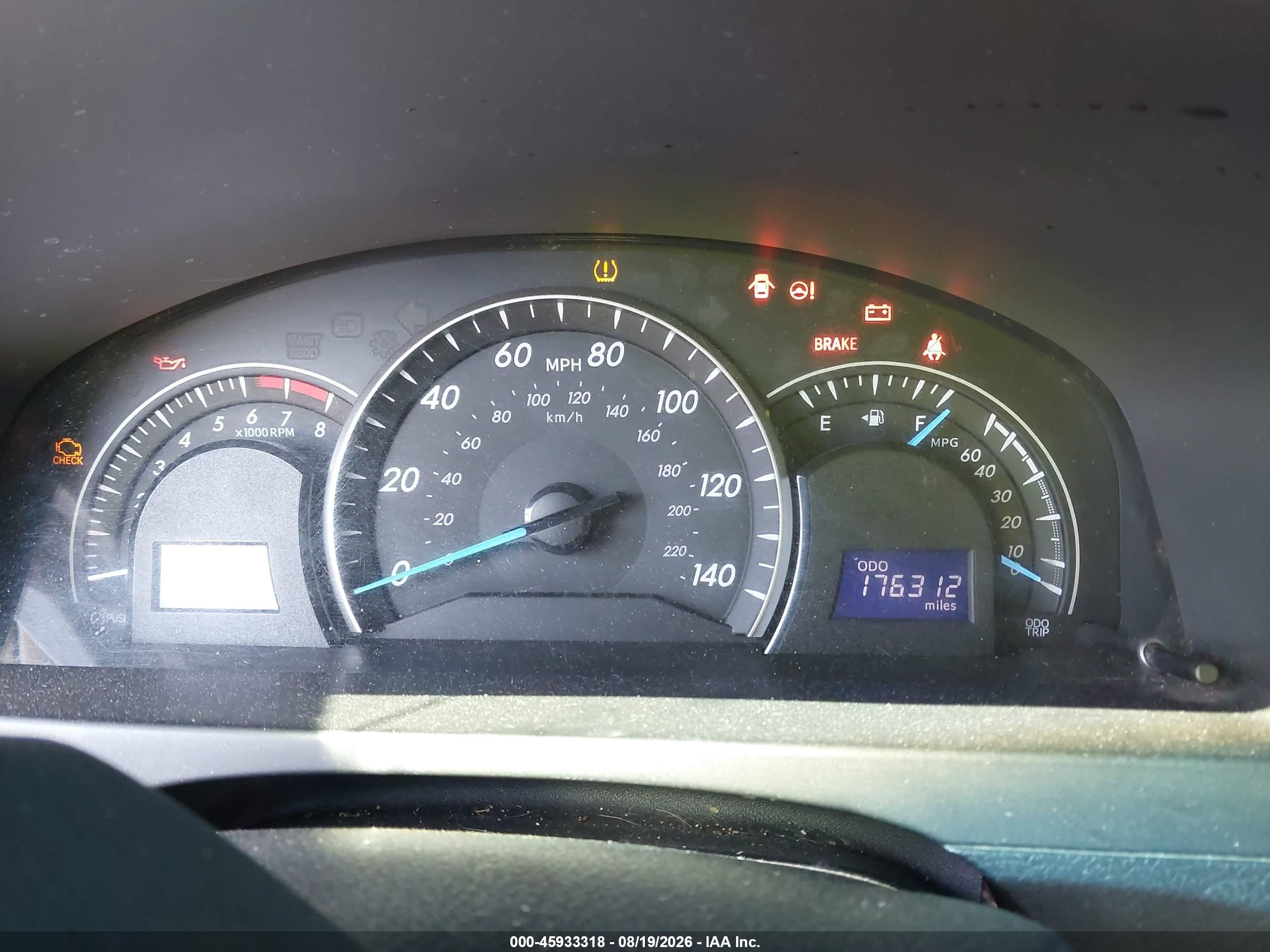 2012 Toyota Camry Le Black vin: 4T1BF1FK4CU168707