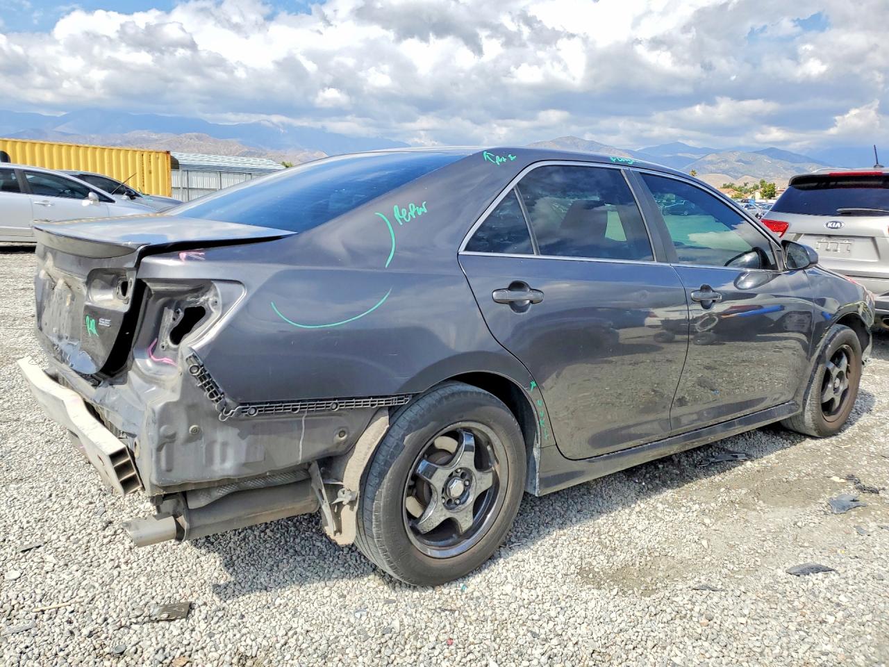 2012 Toyota Camry Se Charcoal vin: 4T1BF1FK4CU169047