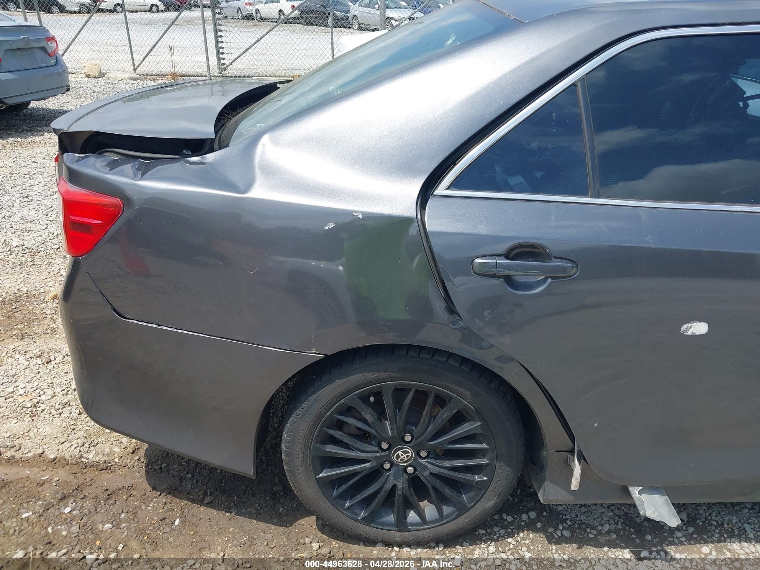 2012 Toyota Camry Se Серый vin: 4T1BF1FK4CU175415