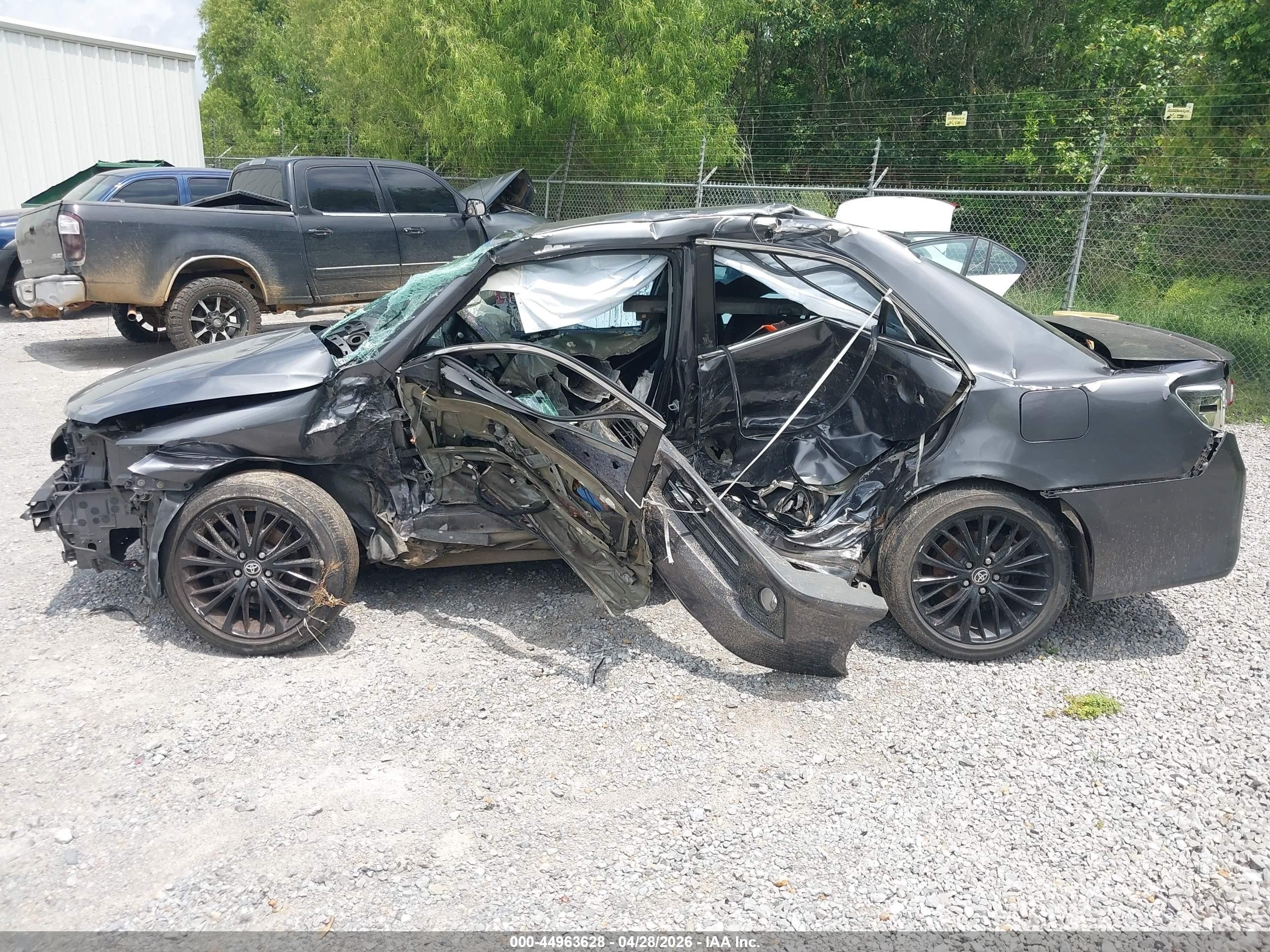2012 Toyota Camry Se Серый vin: 4T1BF1FK4CU175415