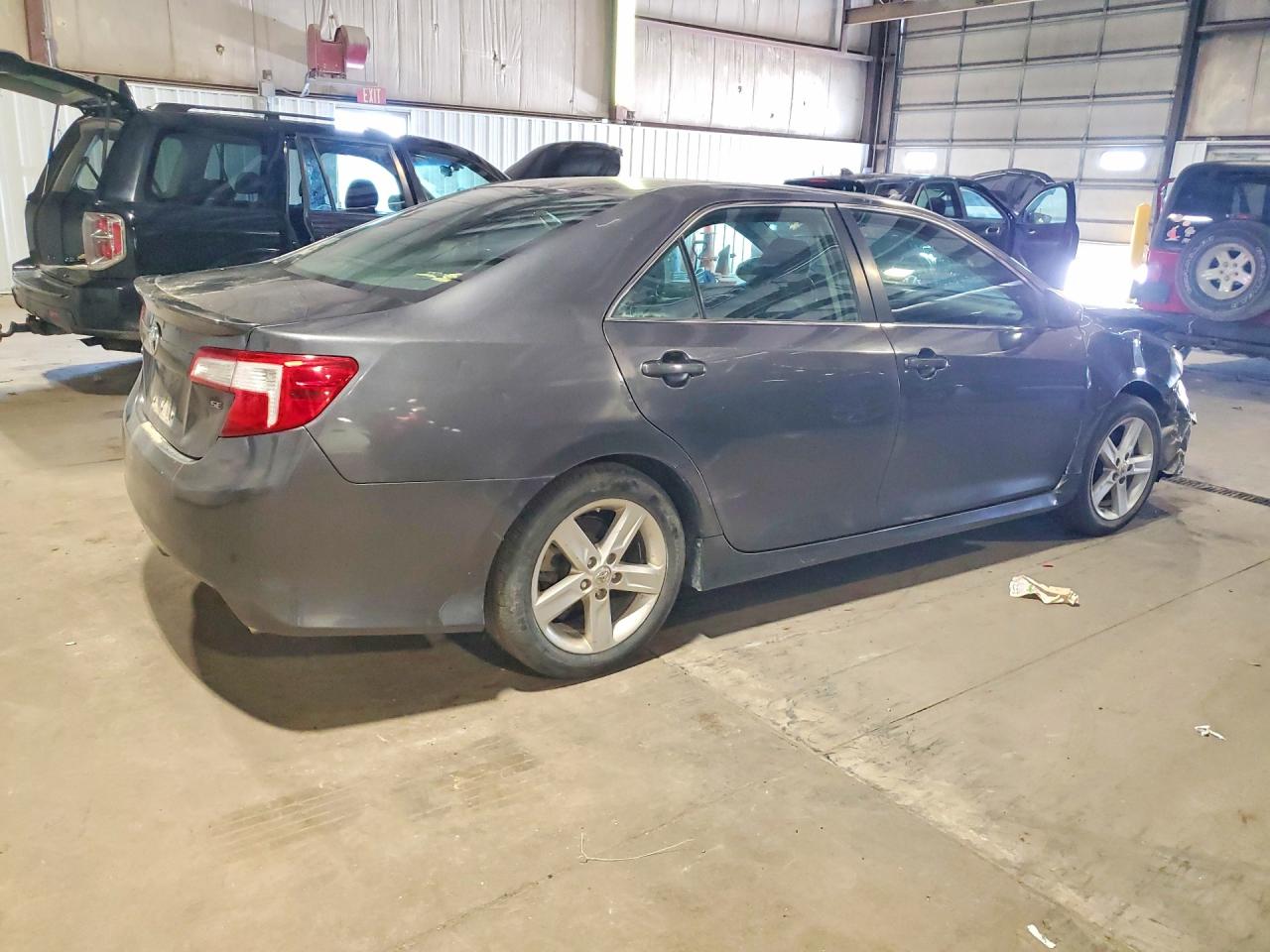 2012 Toyota Camry Se Gray vin: 4T1BF1FK4CU180310