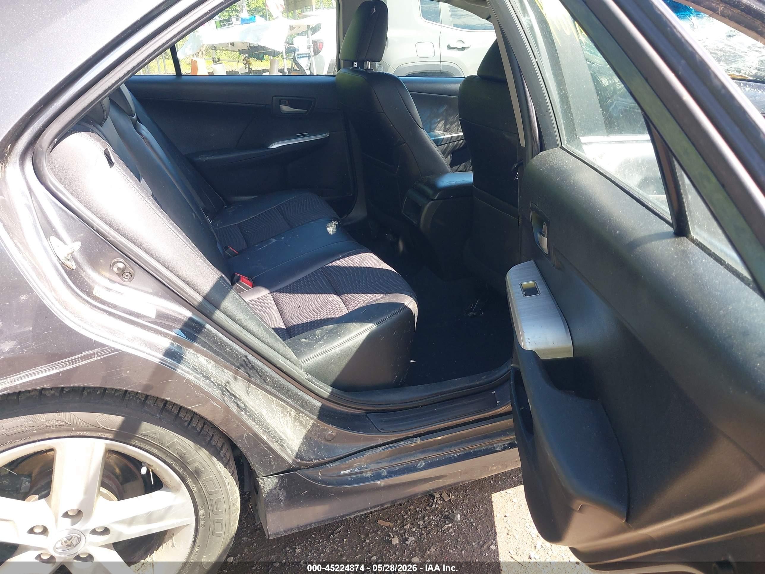 2012 Toyota Camry Se Gray vin: 4T1BF1FK4CU183627