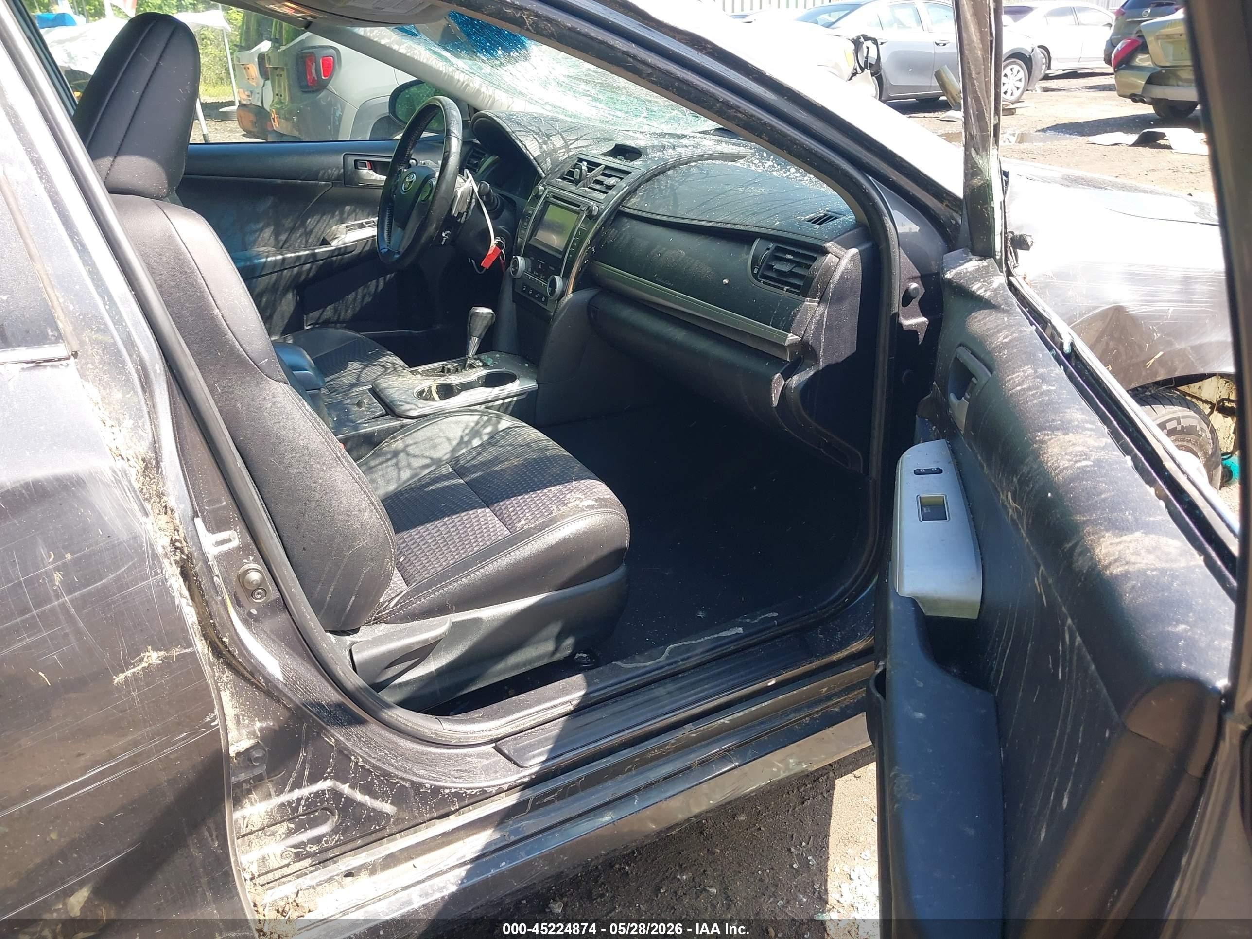 2012 Toyota Camry Se Gray vin: 4T1BF1FK4CU183627