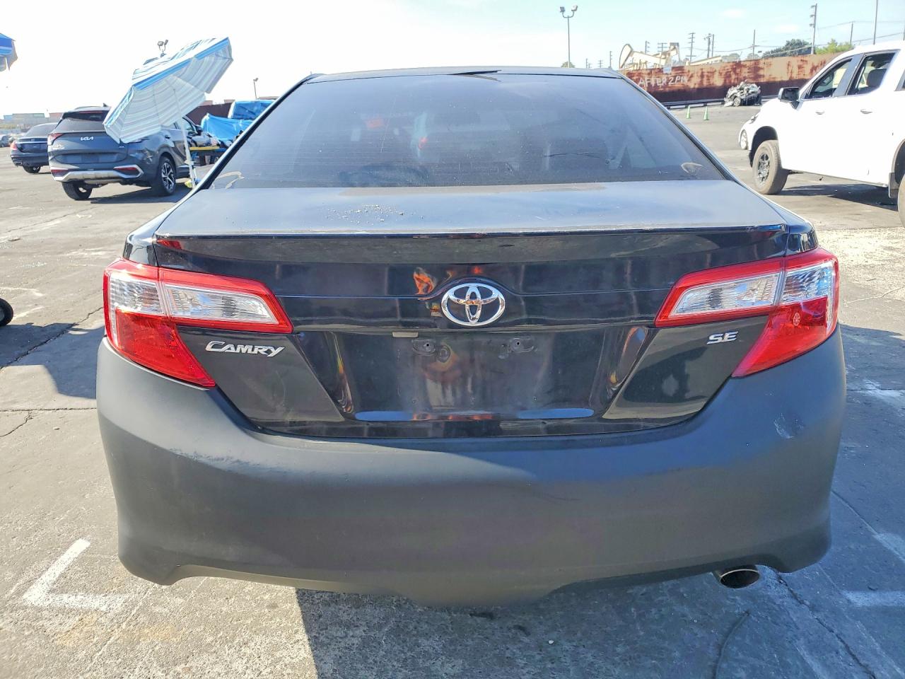 2012 Toyota Camry Se Black vin: 4T1BF1FK4CU192537