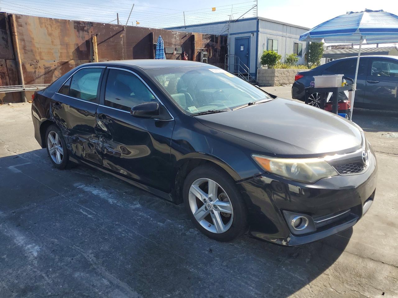 2012 Toyota Camry Se Black vin: 4T1BF1FK4CU192537