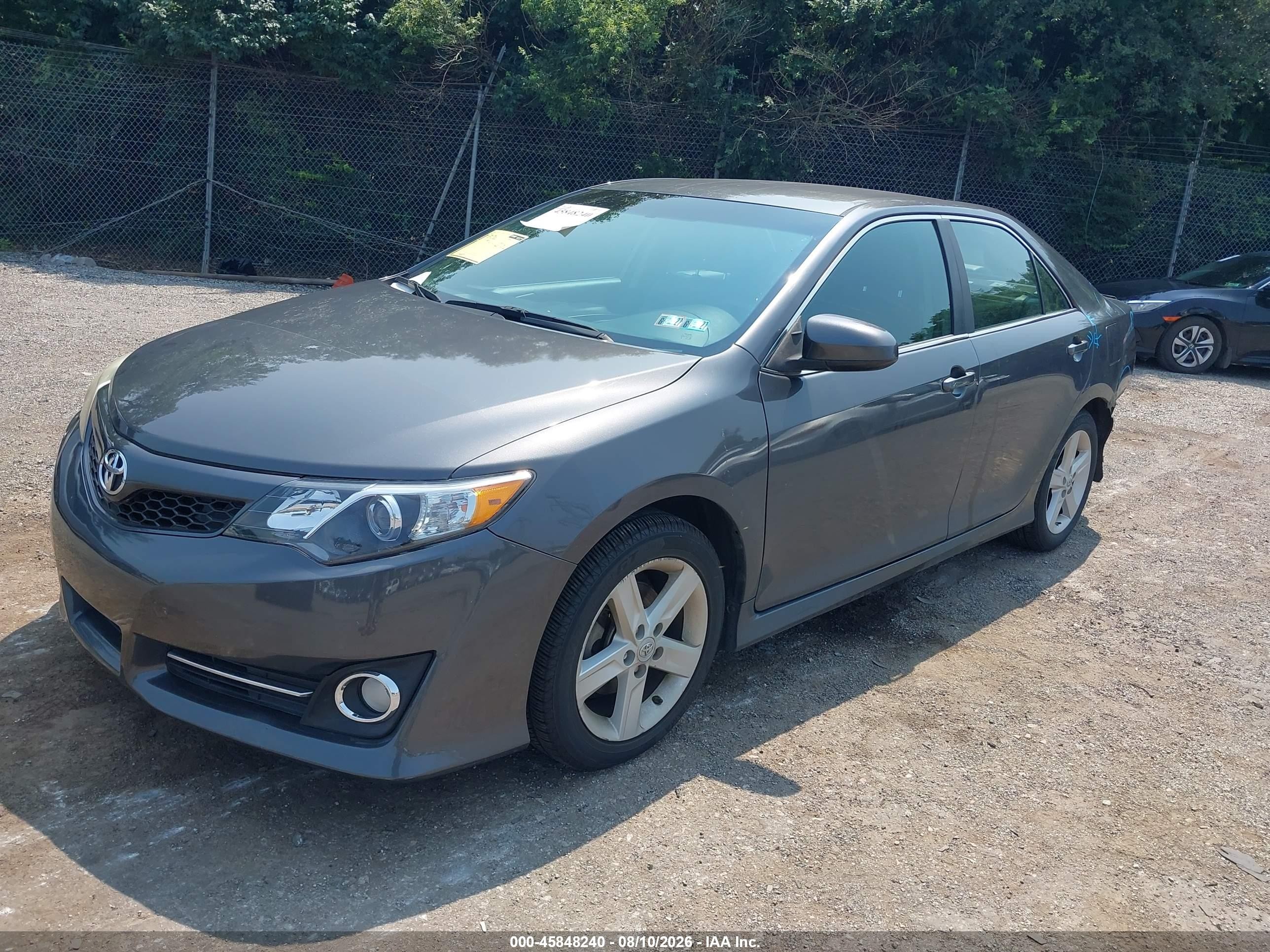 2012 Toyota Camry Se Gray vin: 4T1BF1FK4CU199309