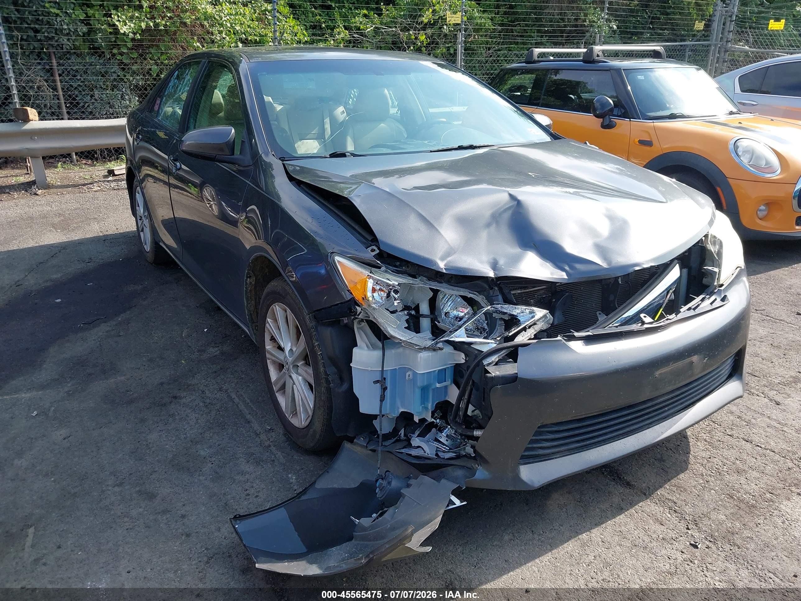 2012 Toyota Camry Xle Gray vin: 4T1BF1FK4CU501794