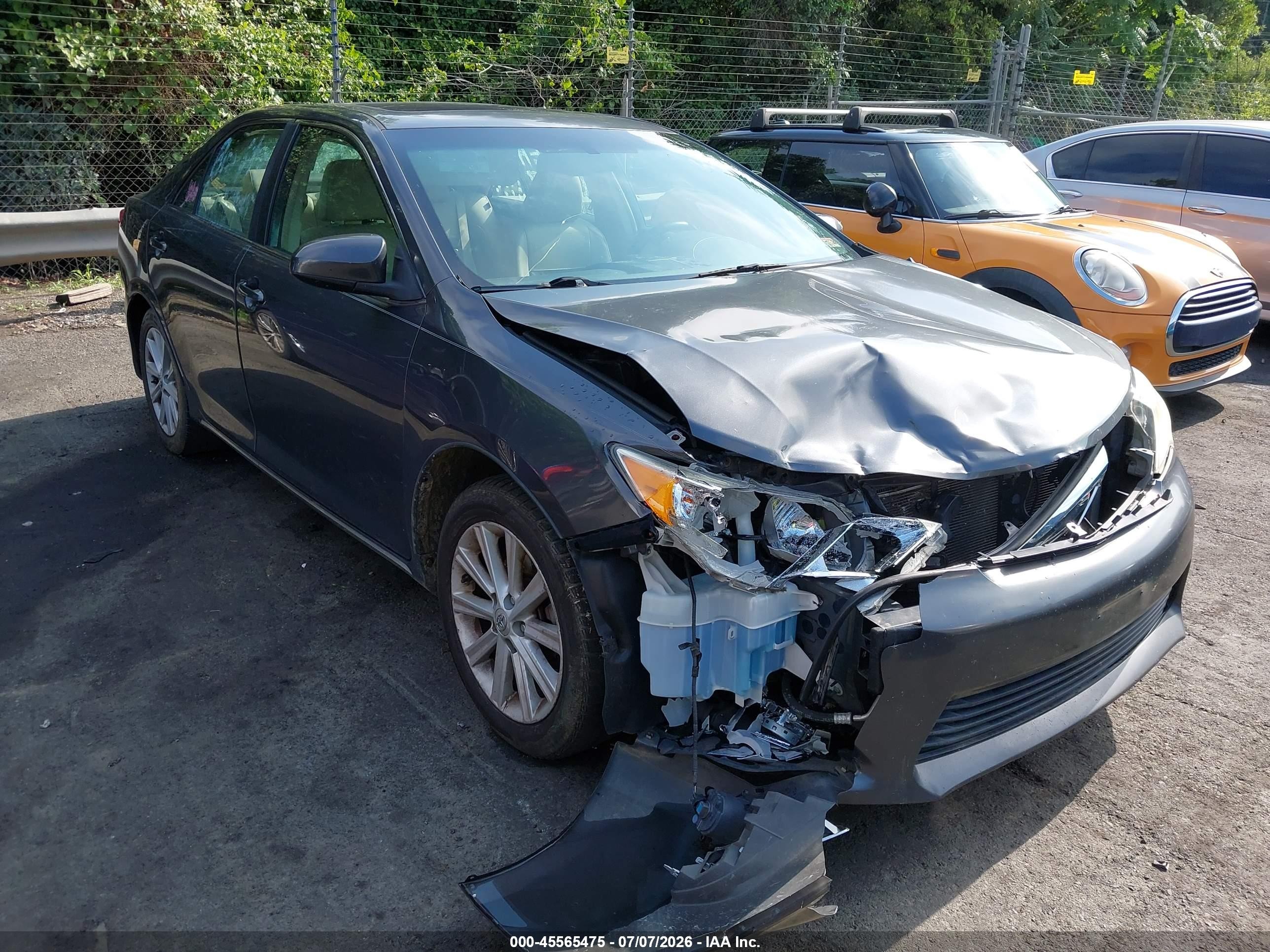2012 Toyota Camry Xle Gray vin: 4T1BF1FK4CU501794