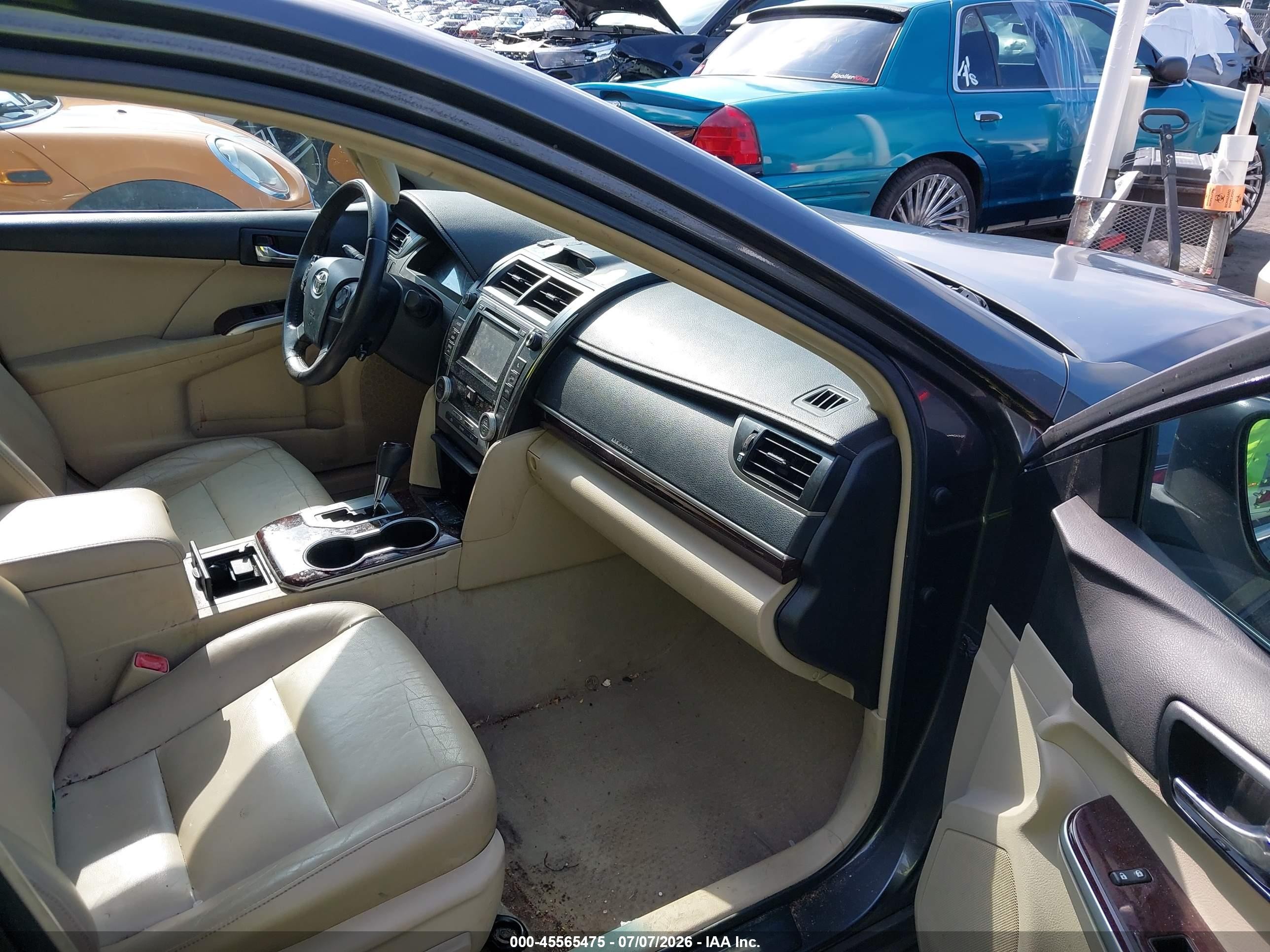 2012 Toyota Camry Xle Gray vin: 4T1BF1FK4CU501794