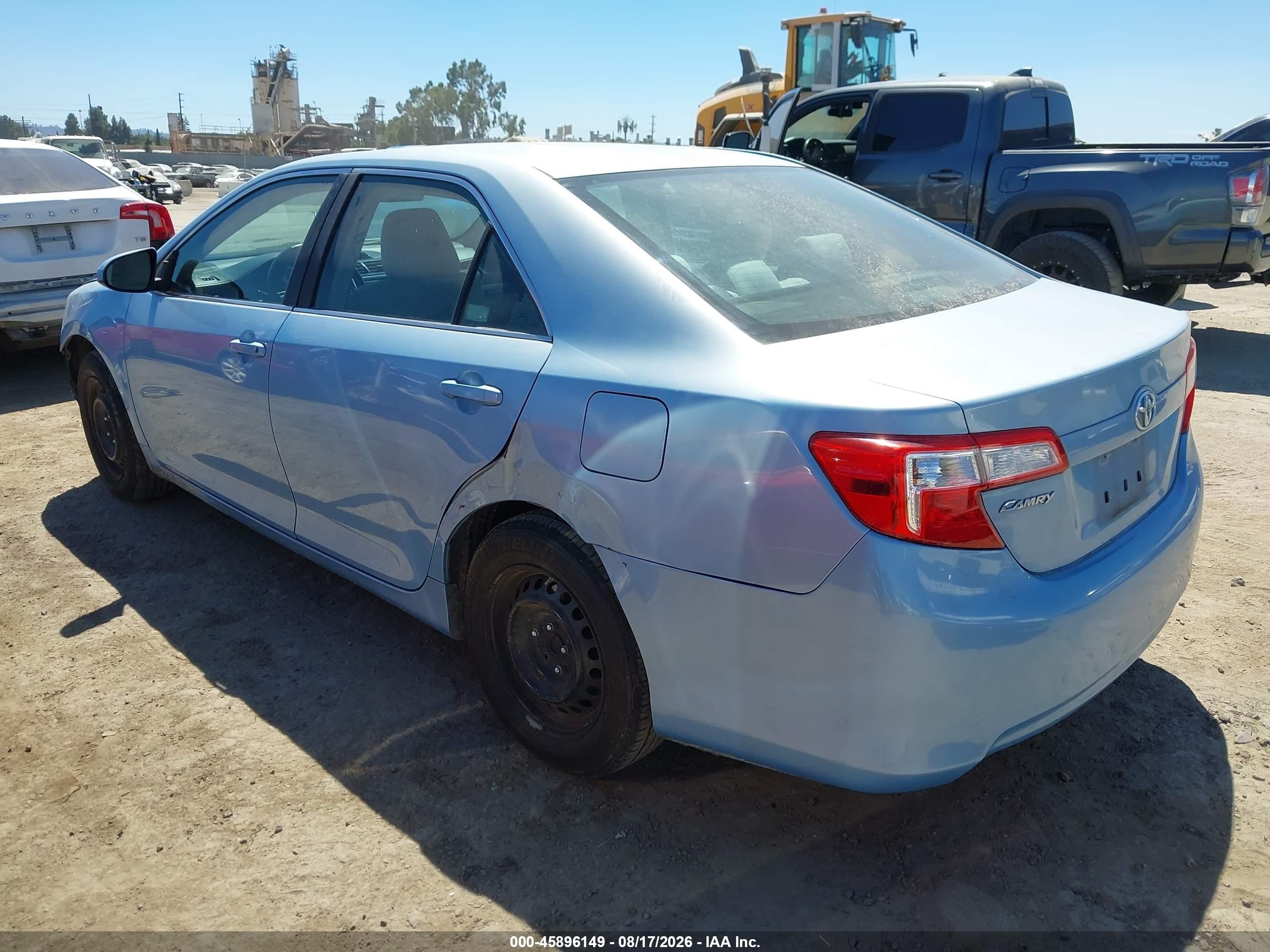 2012 Toyota Camry L Light Blue vin: 4T1BF1FK4CU520085