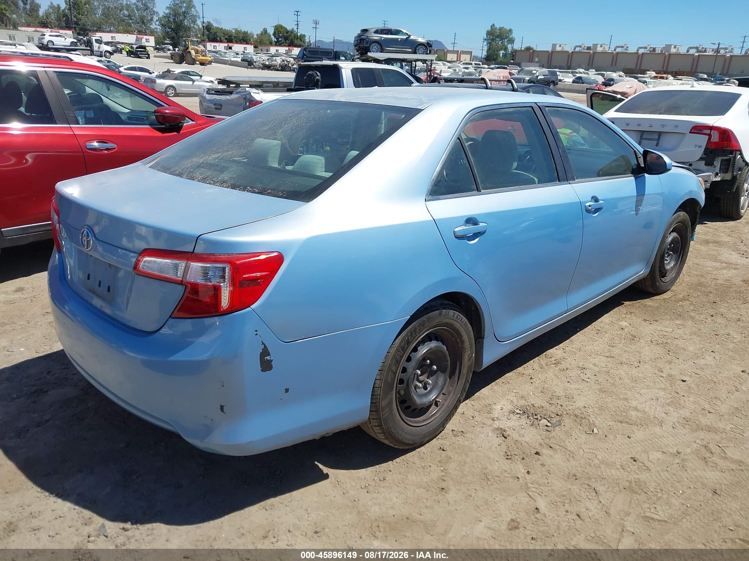 2012 Toyota Camry L Light Blue vin: 4T1BF1FK4CU520085