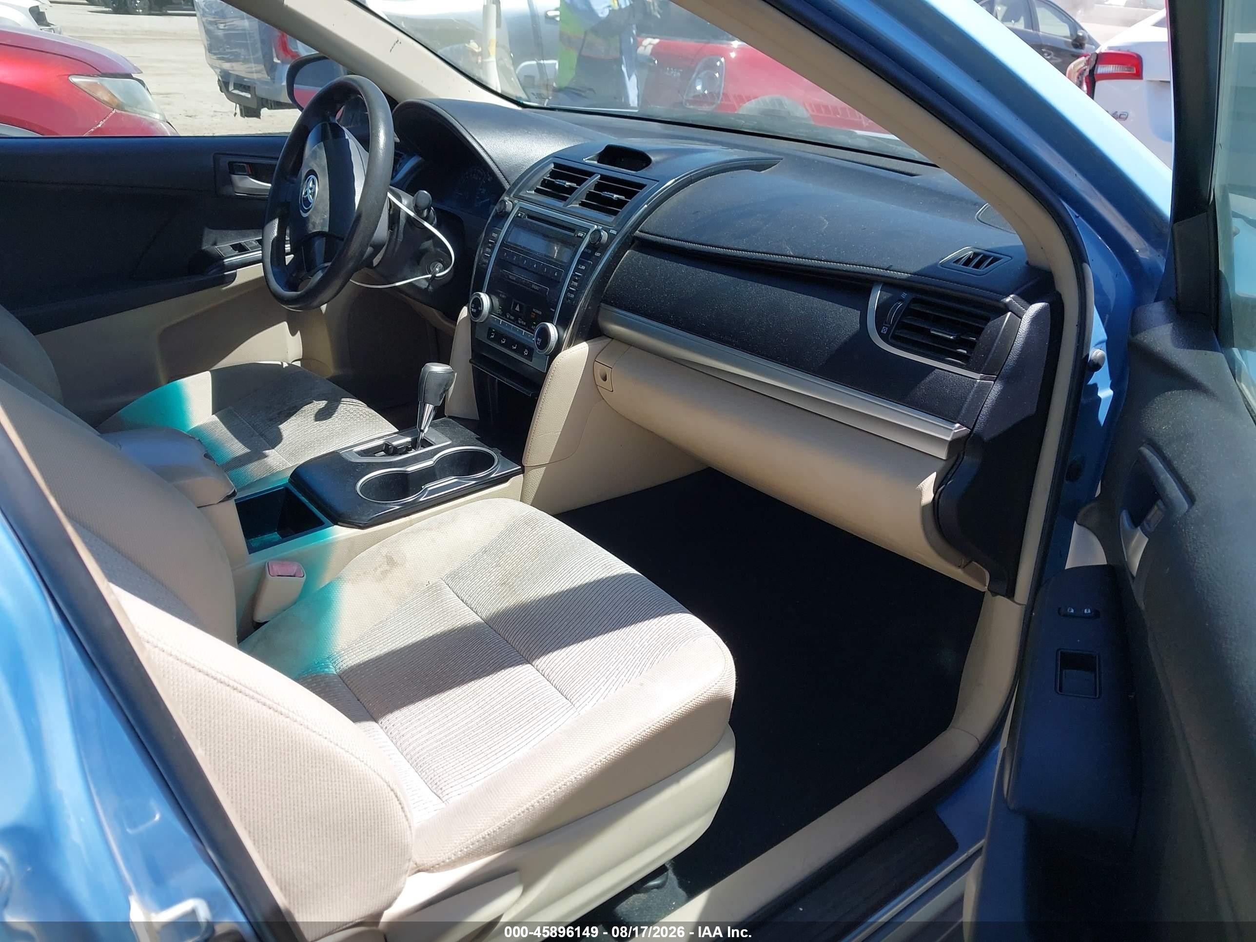 2012 Toyota Camry L Light Blue vin: 4T1BF1FK4CU520085