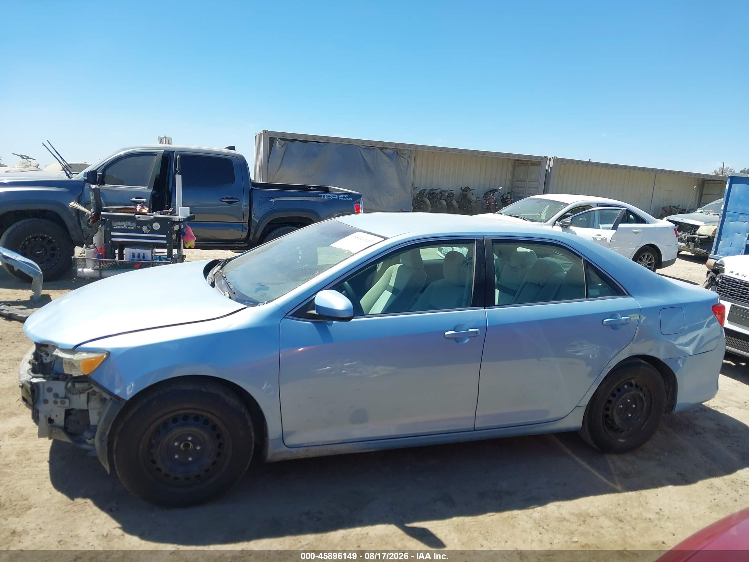 2012 Toyota Camry L Light Blue vin: 4T1BF1FK4CU520085