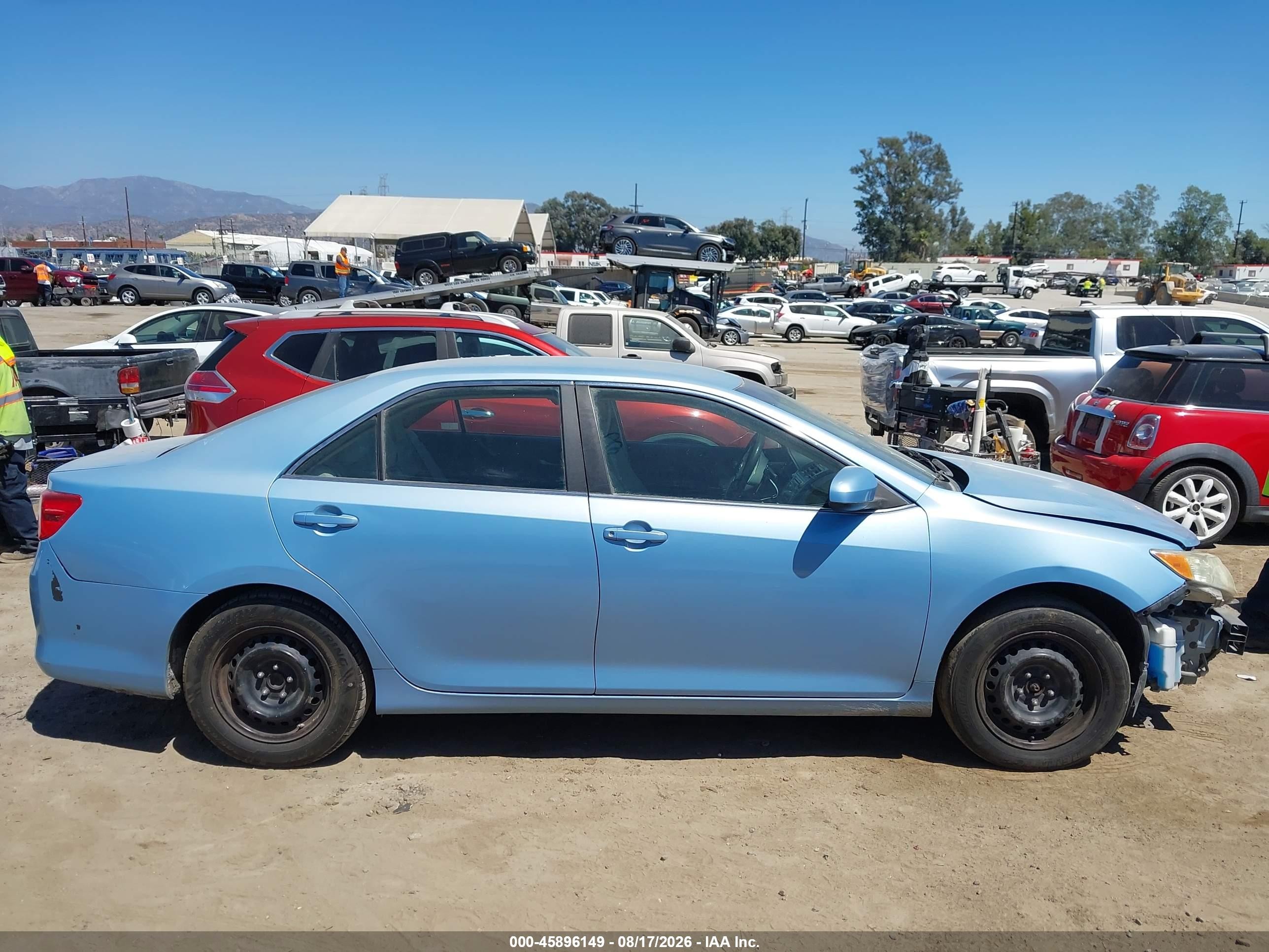 2012 Toyota Camry L Light Blue vin: 4T1BF1FK4CU520085
