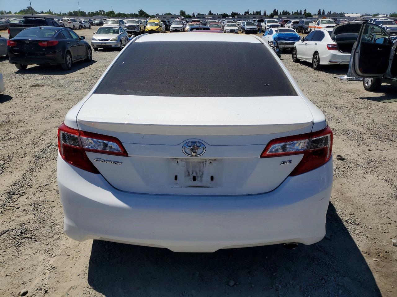 2012 Toyota Camry Se White vin: 4T1BF1FK4CU528509