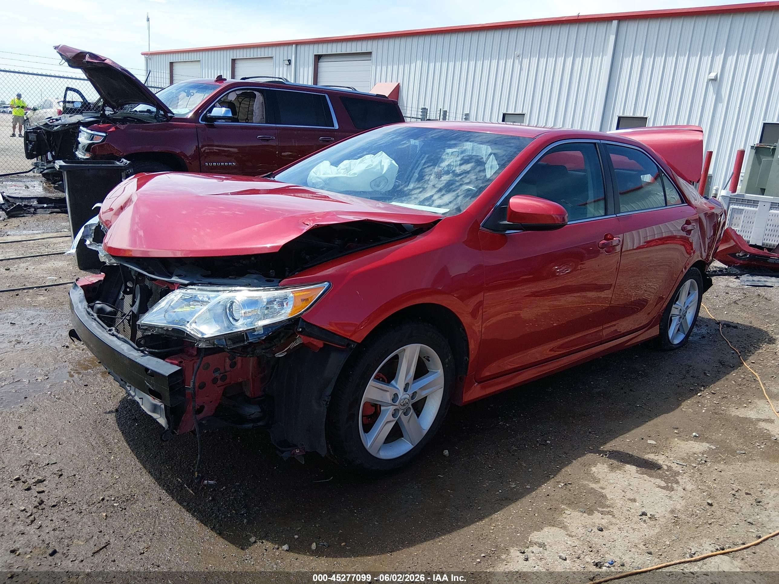 2012 Toyota Camry Se Red vin: 4T1BF1FK4CU528770