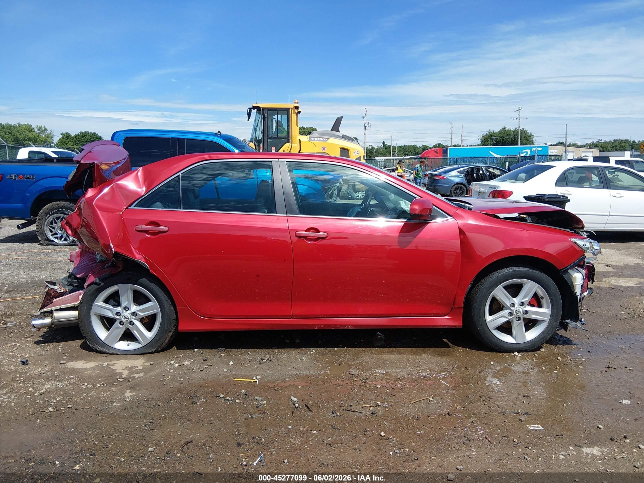 2012 Toyota Camry Se Red vin: 4T1BF1FK4CU528770