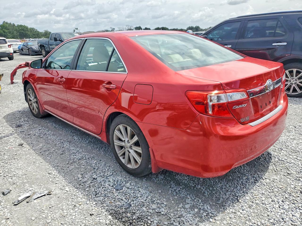 2012 Toyota Camry Xle Красный vin: 4T1BF1FK4CU529448