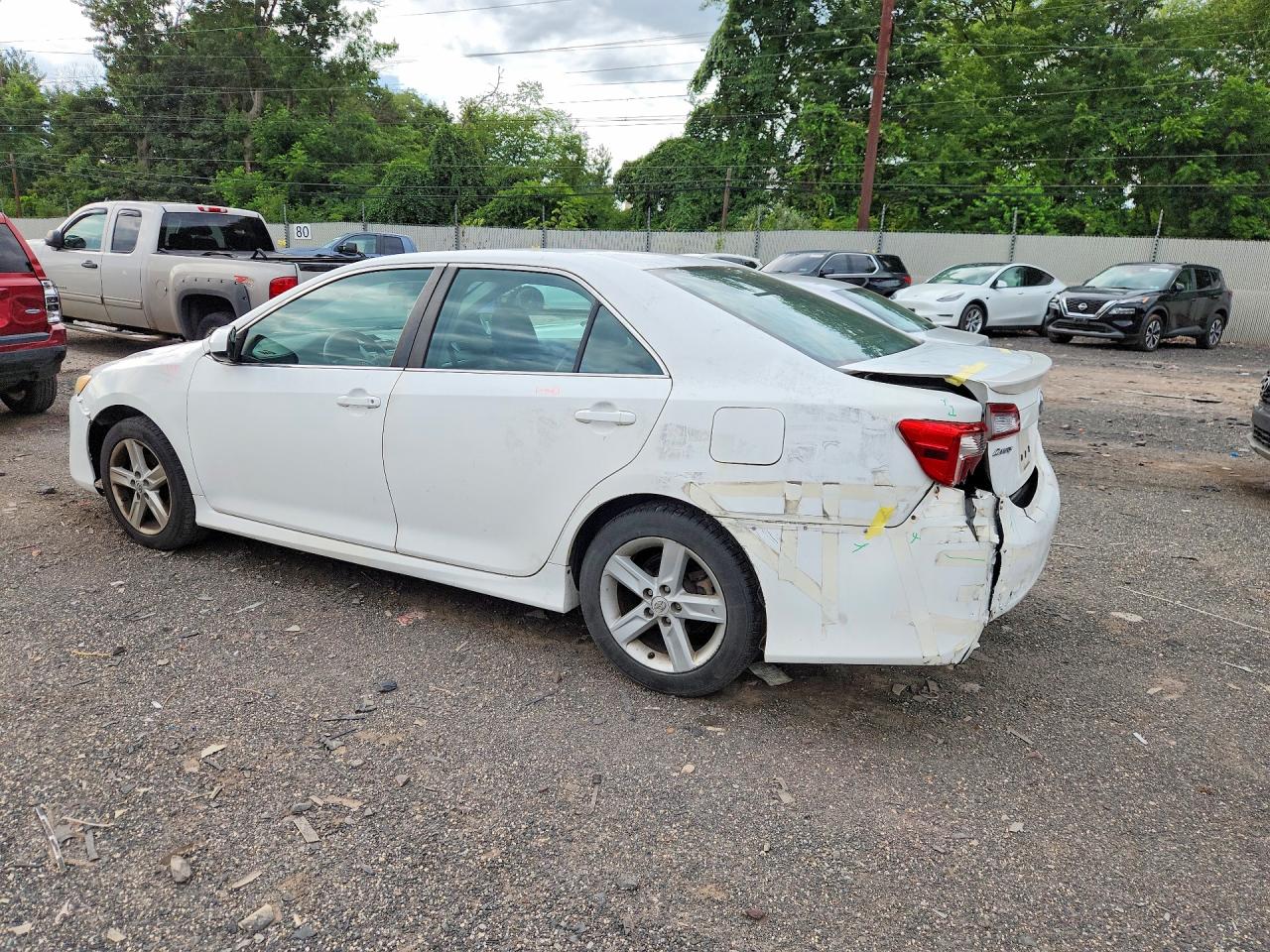 2012 Toyota Camry Se Белый vin: 4T1BF1FK4CU533337