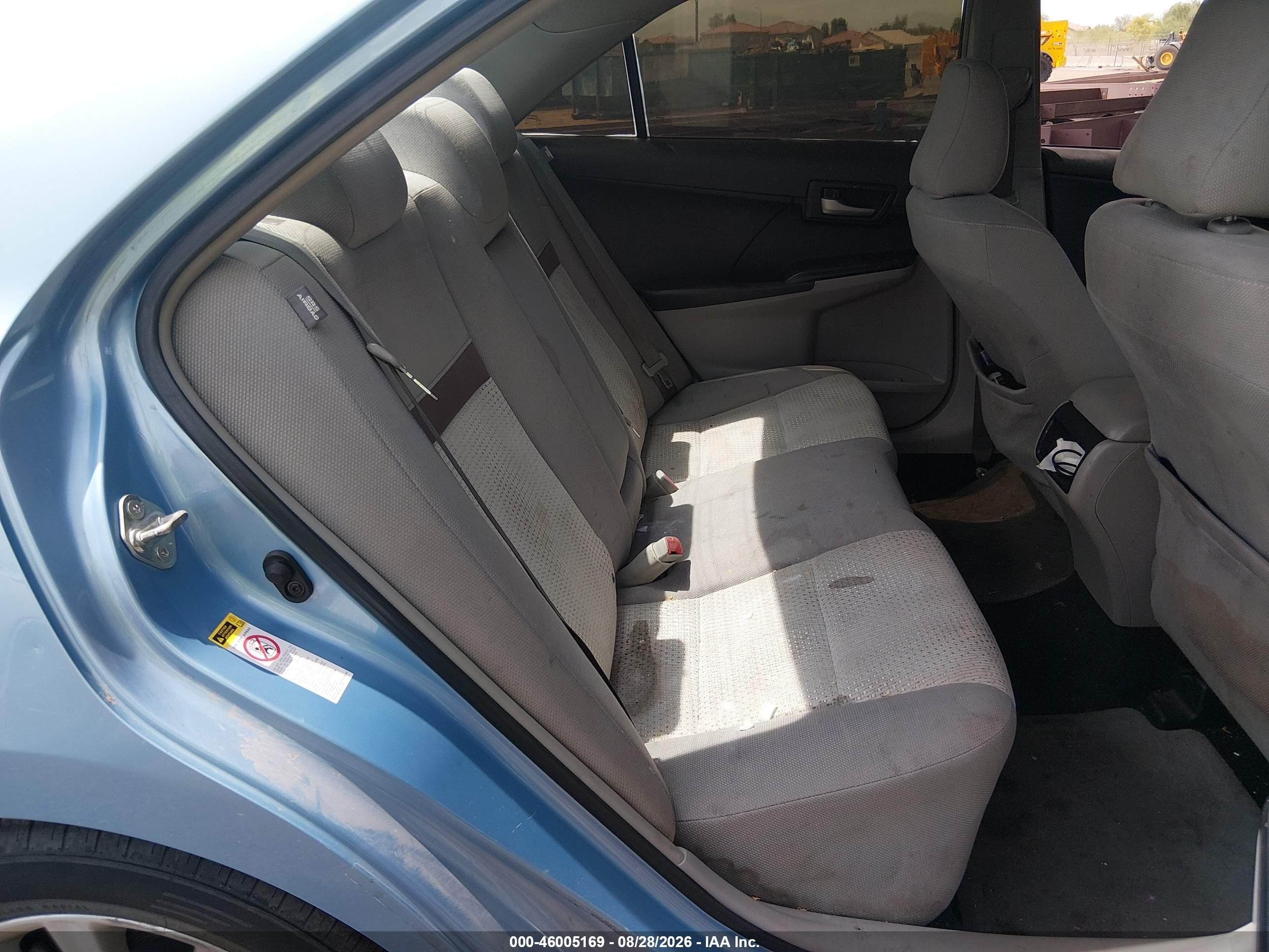 2012 Toyota Camry Le Blue vin: 4T1BF1FK4CU536349