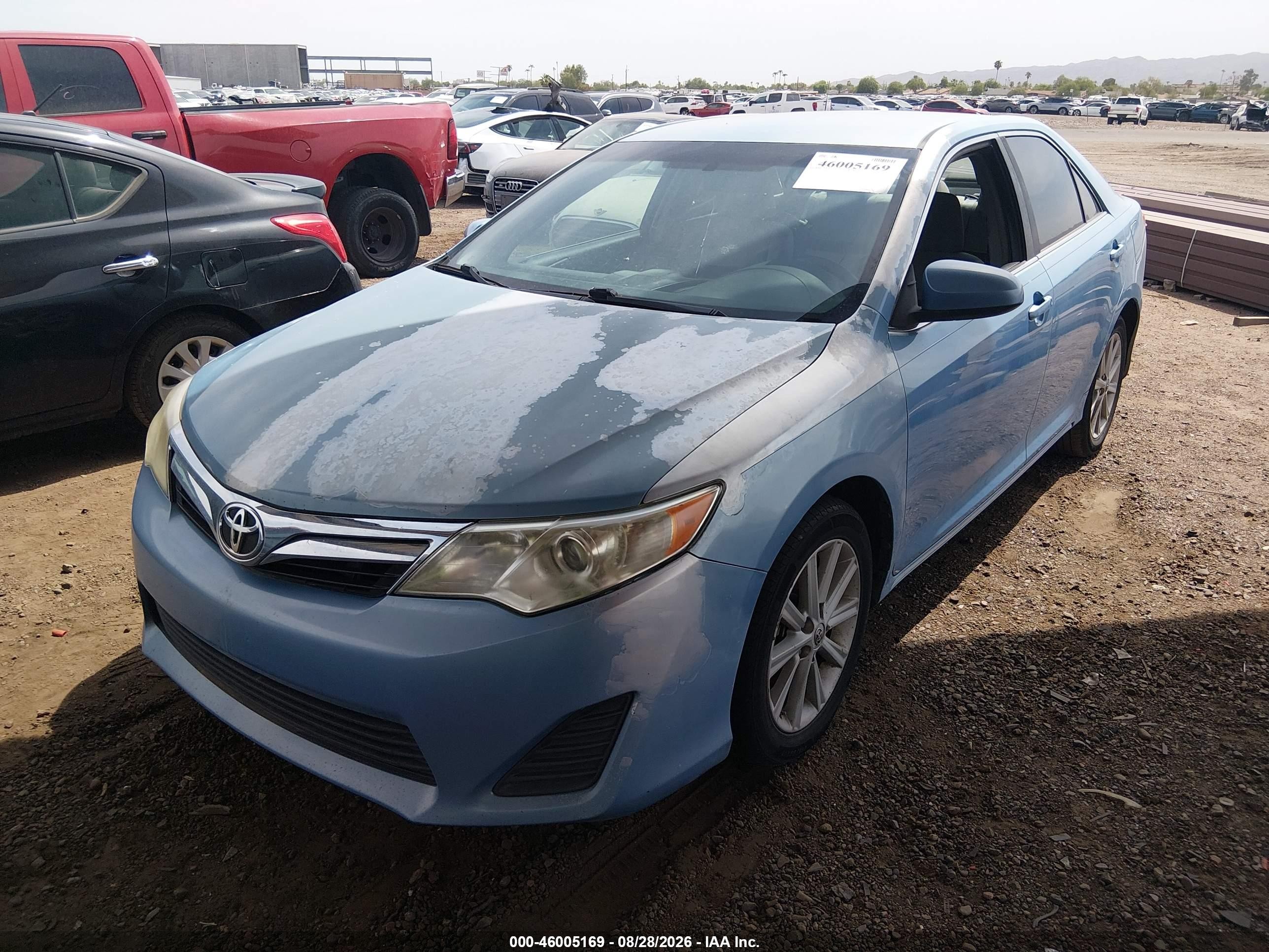 2012 Toyota Camry Le Blue vin: 4T1BF1FK4CU536349