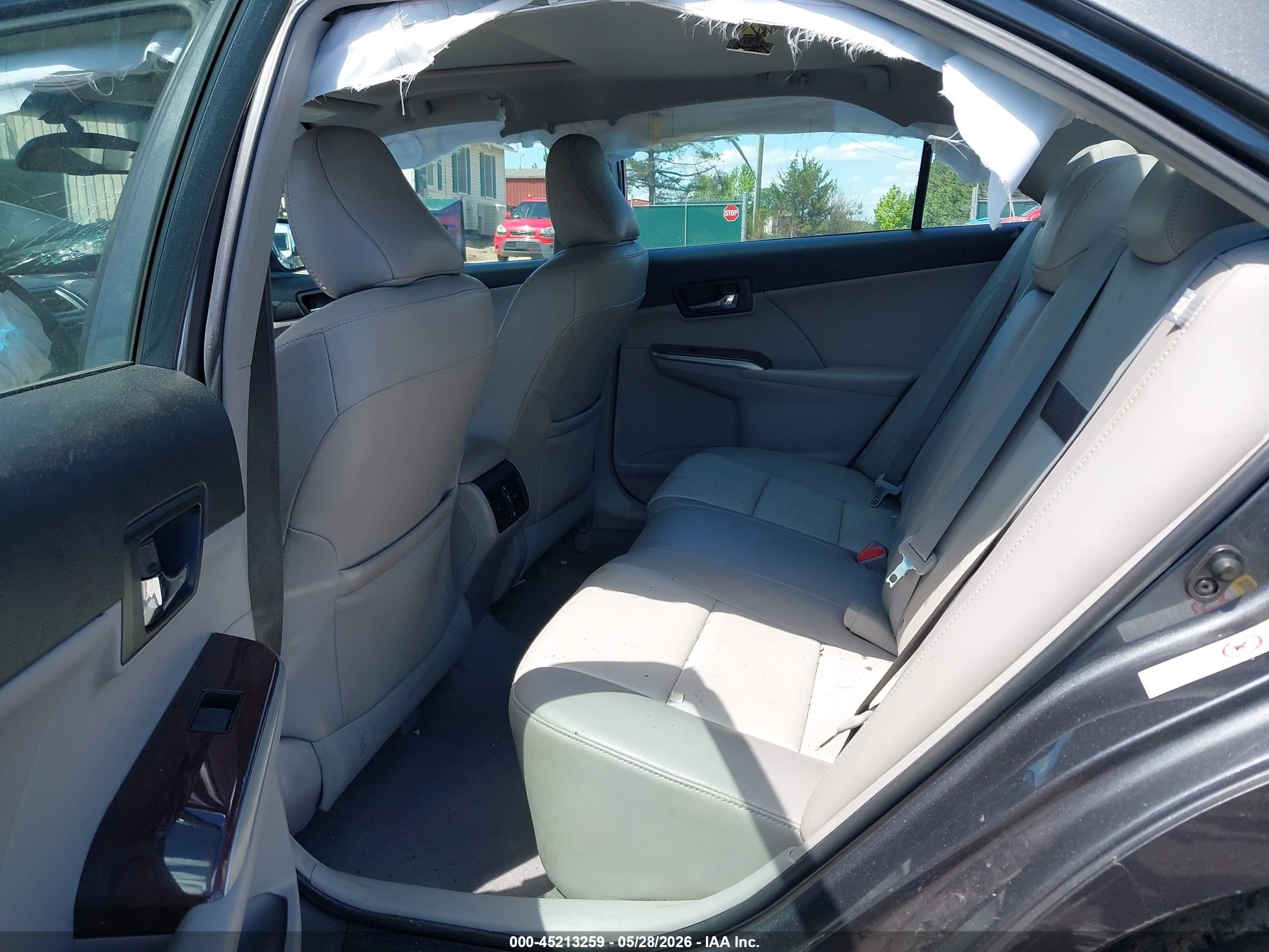 2012 Toyota Camry Xle Gray vin: 4T1BF1FK4CU543222