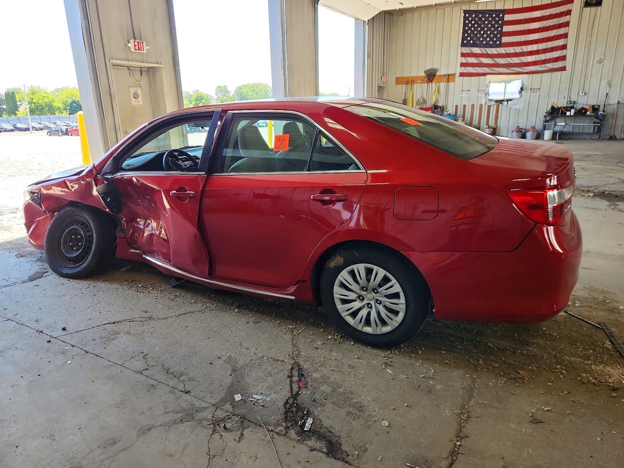 2012 Toyota Camry Le Red vin: 4T1BF1FK4CU548503
