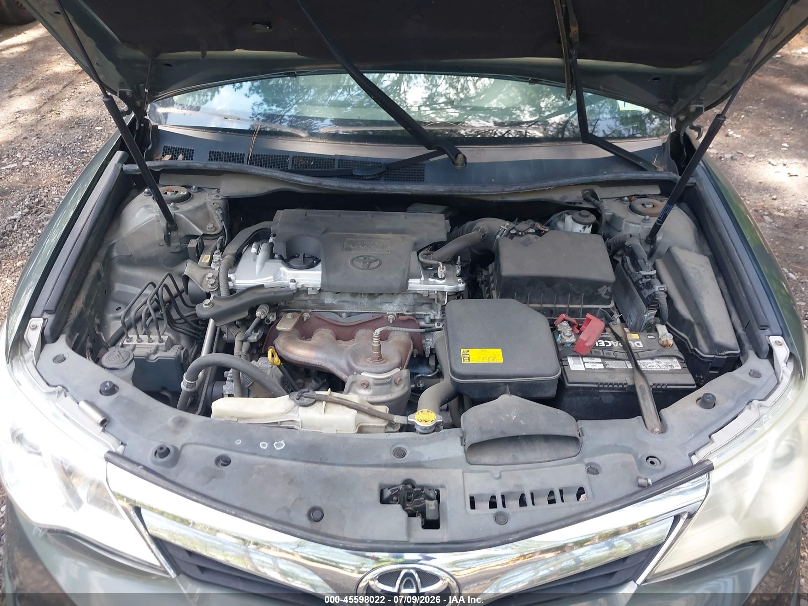 2012 Toyota Camry Xle Green vin: 4T1BF1FK4CU552504