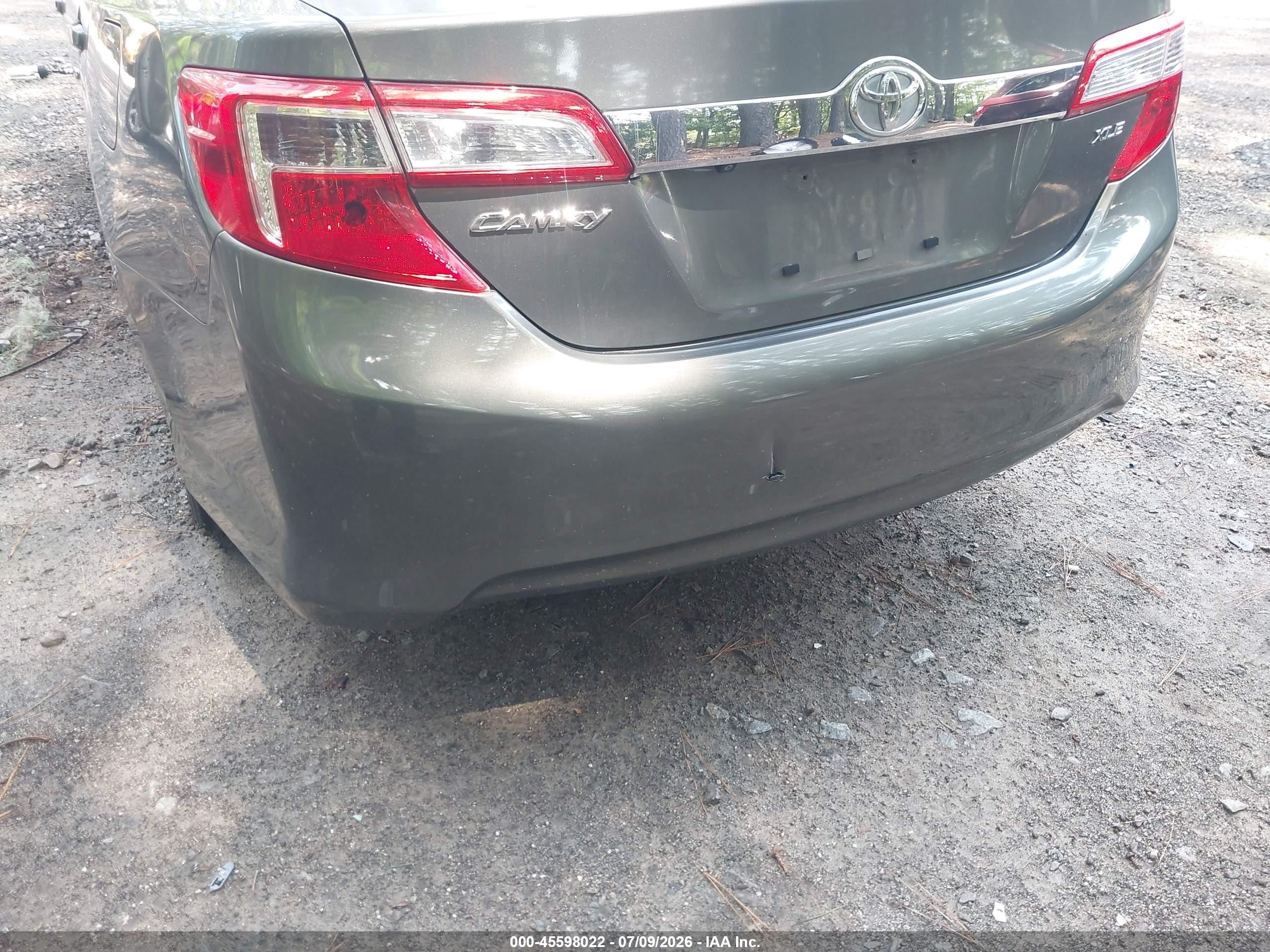 2012 Toyota Camry Xle Green vin: 4T1BF1FK4CU552504