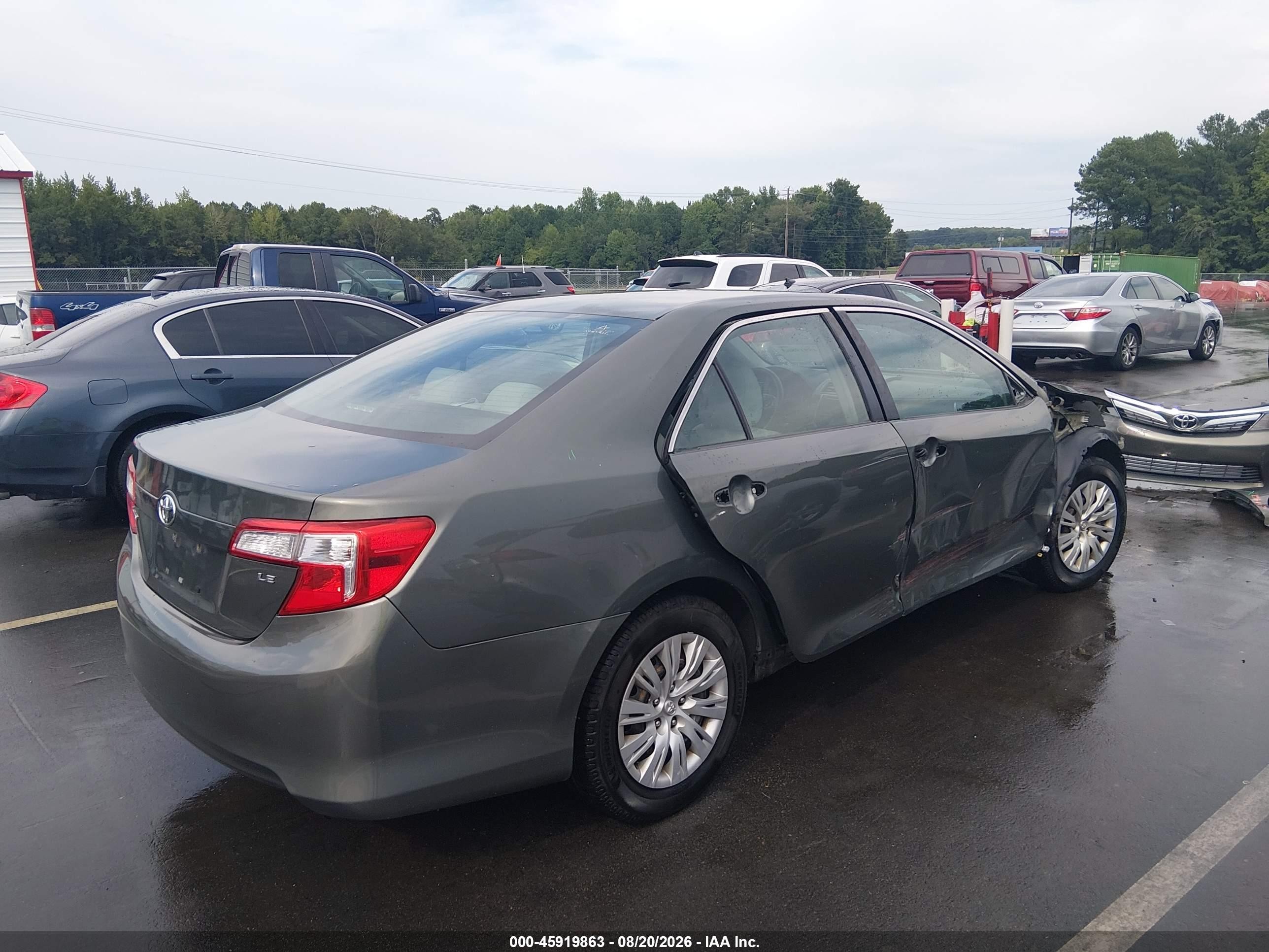 2012 Toyota Camry Le Pewter vin: 4T1BF1FK4CU554463