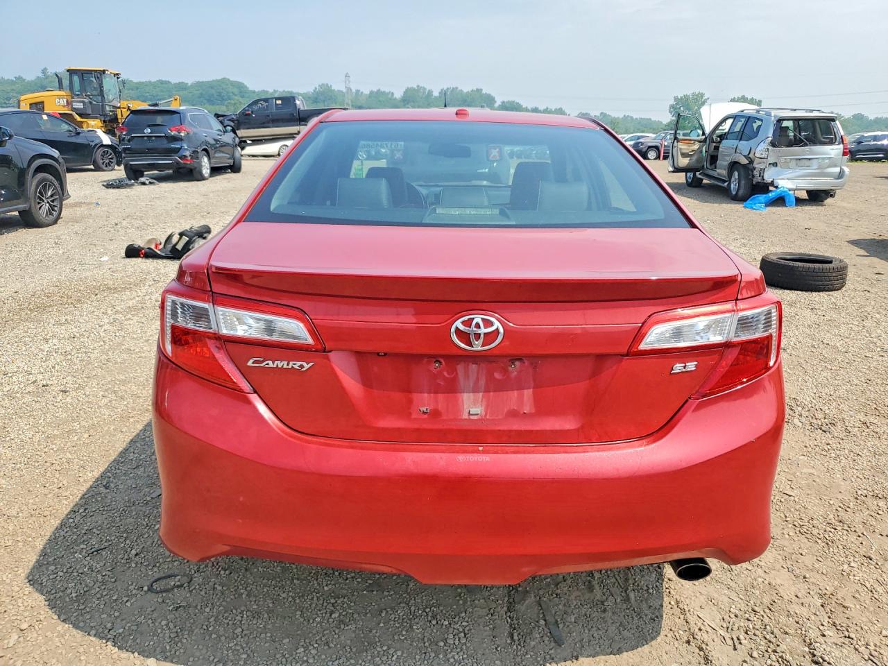 2012 Toyota Camry Se Burgundy vin: 4T1BF1FK4CU594736
