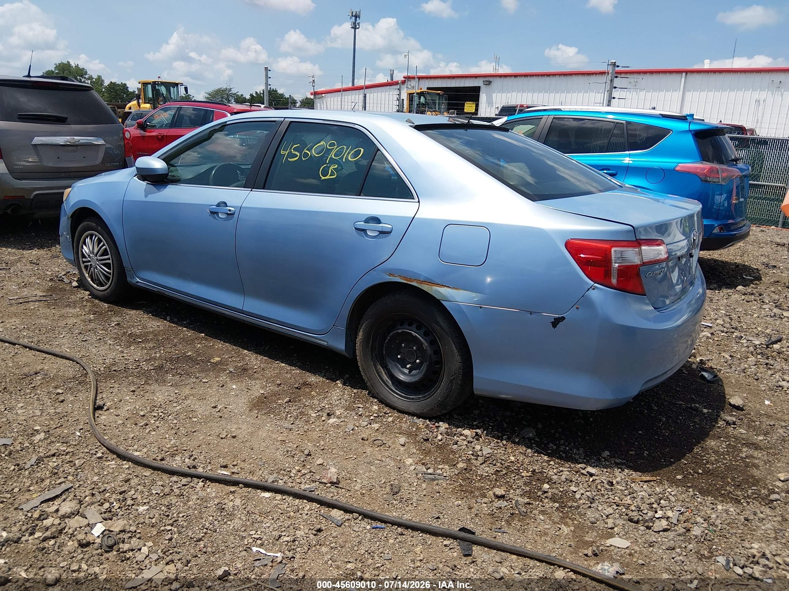 2012 Toyota Camry Le Blue vin: 4T1BF1FK4CU598687
