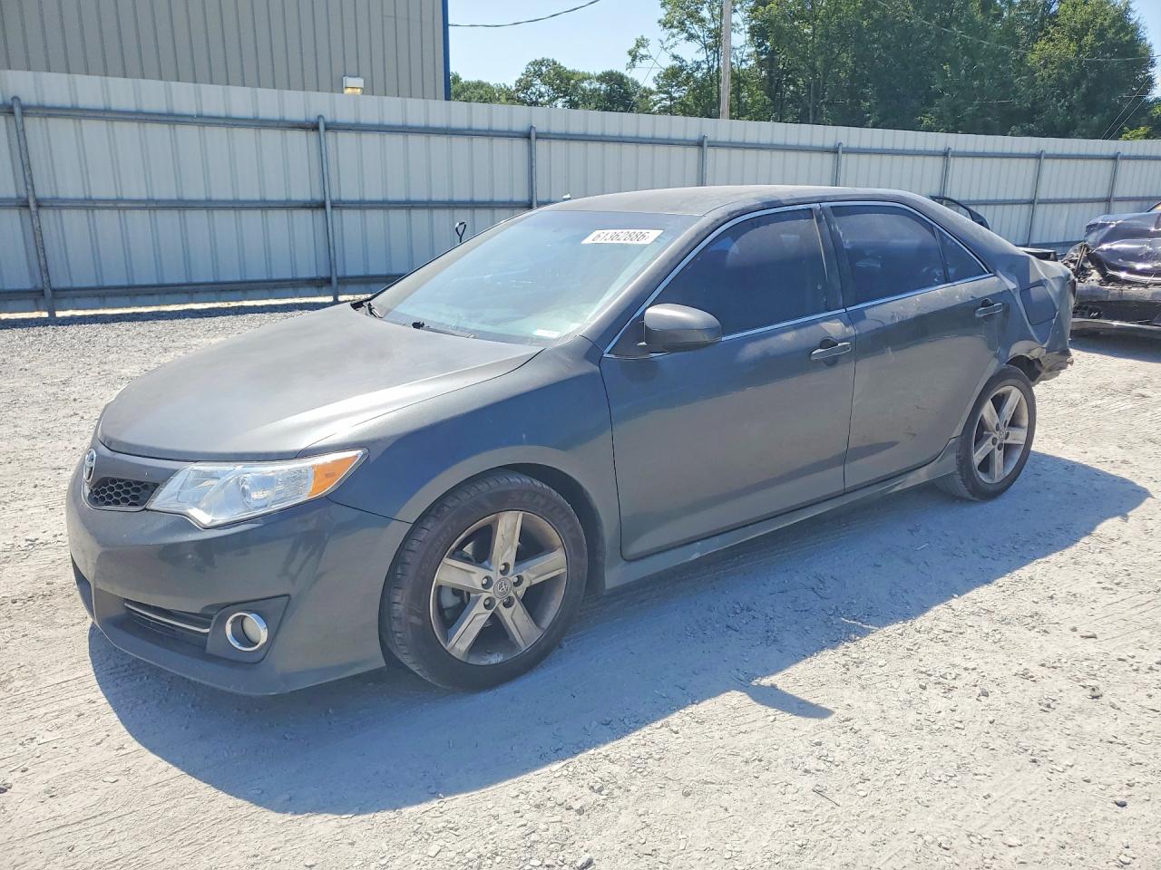 2012 Toyota Camry Se Gray vin: 4T1BF1FK4CU599323