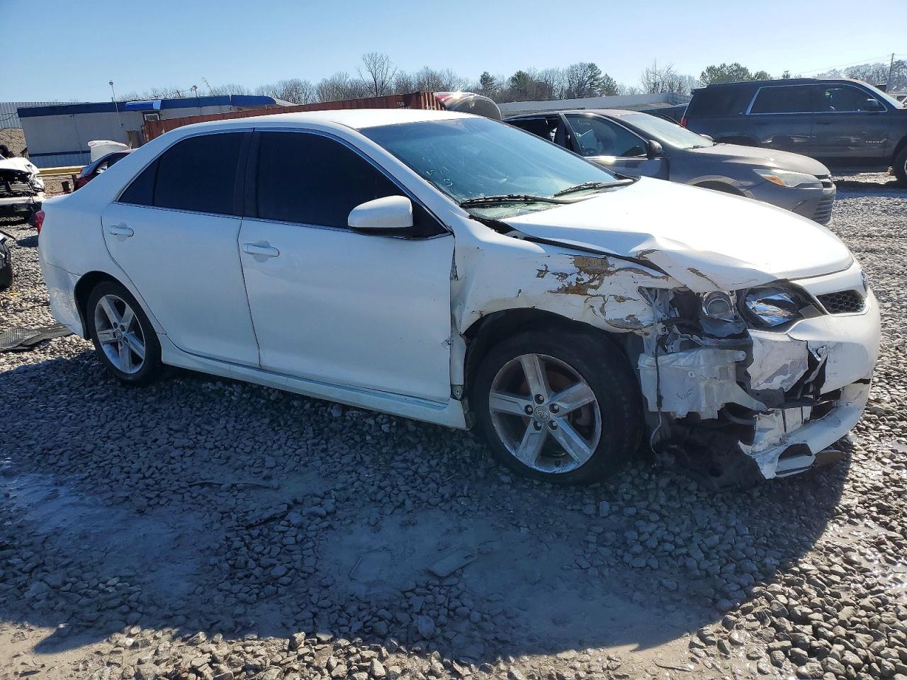 2012 Toyota Camry White vin: 4T1BF1FK4CU601135