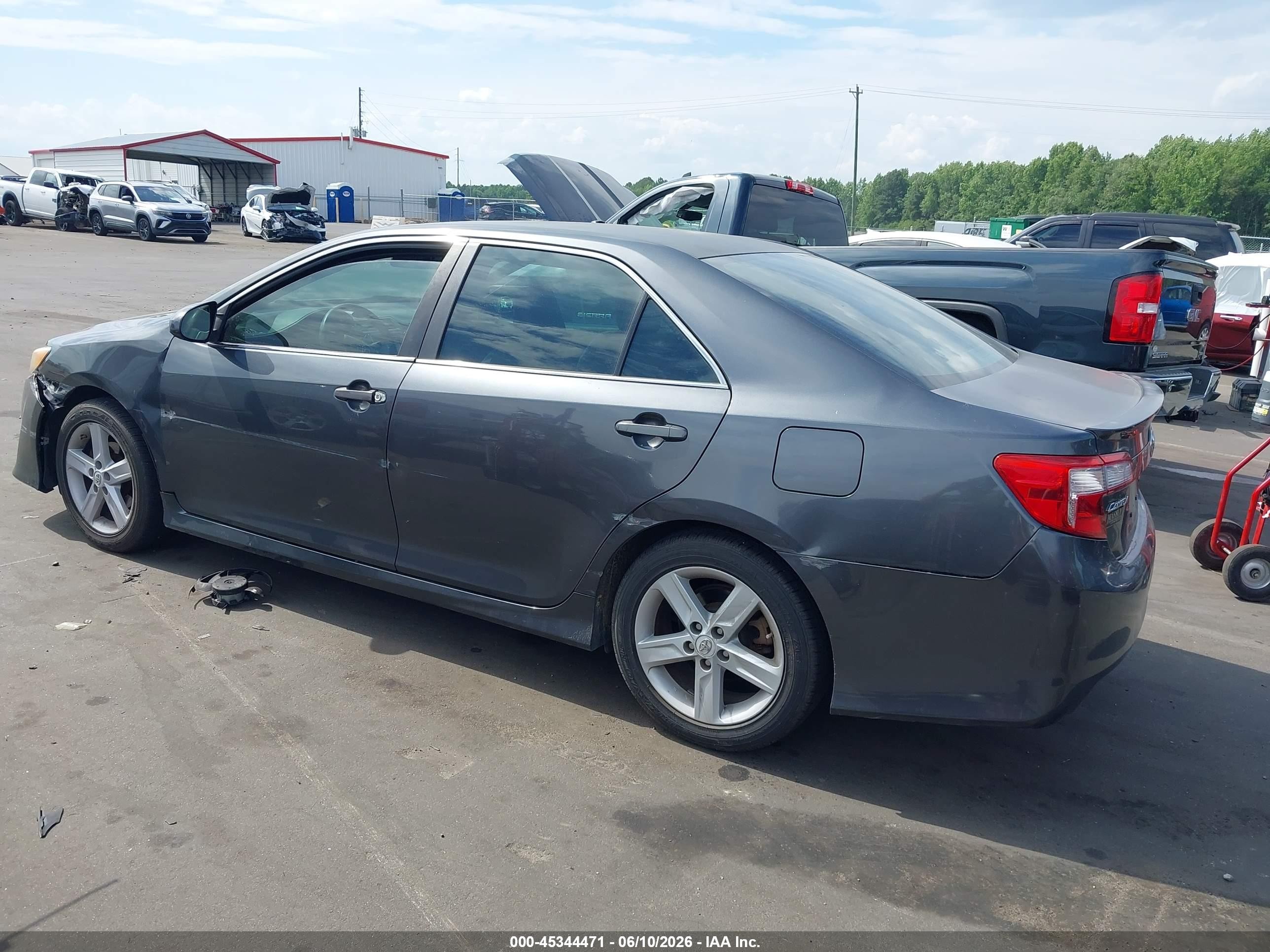 2012 Toyota Camry Se Серый vin: 4T1BF1FK4CU602284