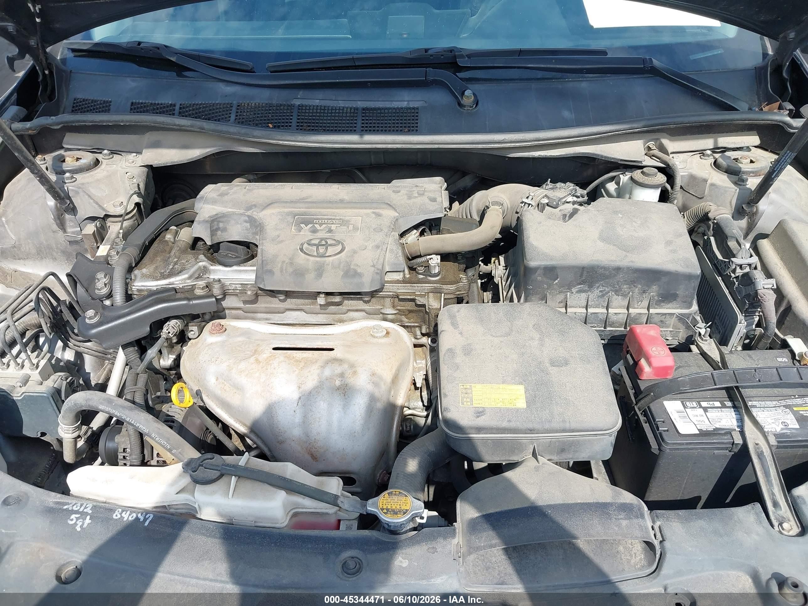 2012 Toyota Camry Se Серый vin: 4T1BF1FK4CU602284