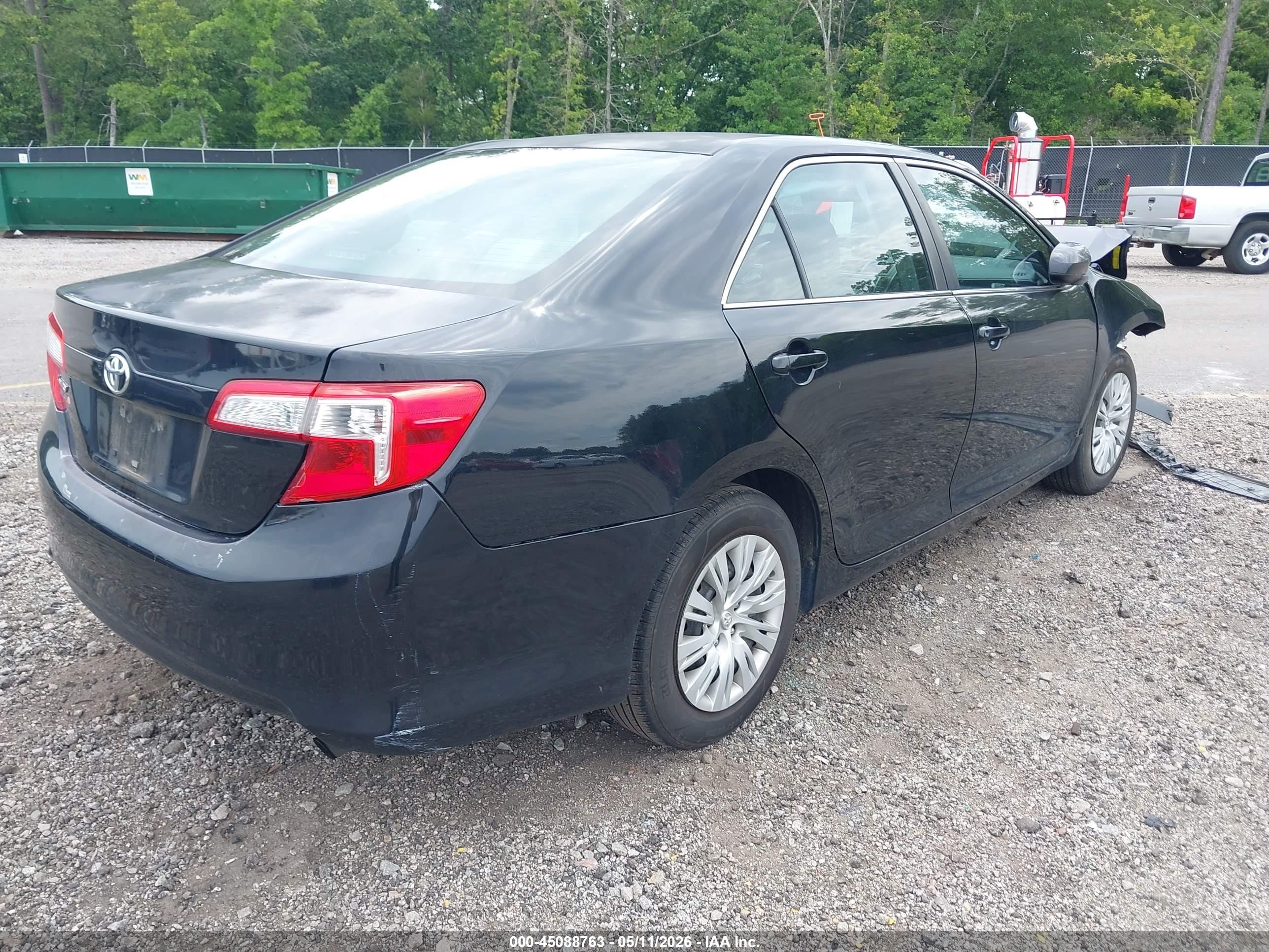 2012 Toyota Camry L Black vin: 4T1BF1FK4CU606450