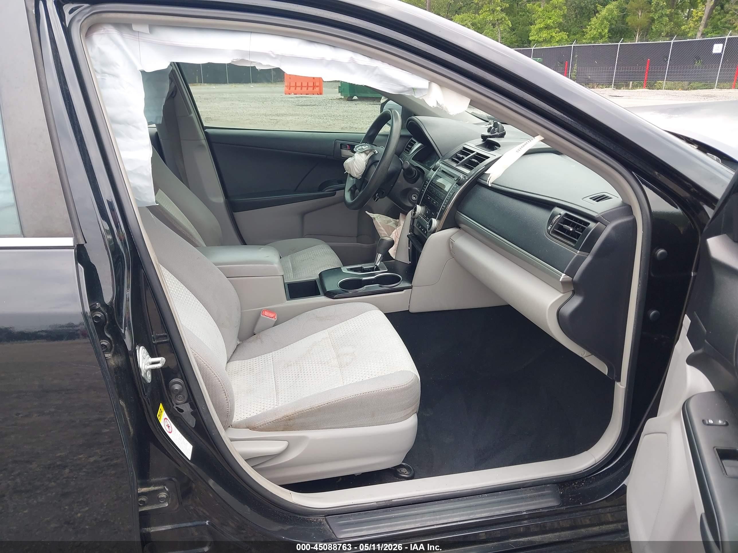 2012 Toyota Camry L Black vin: 4T1BF1FK4CU606450