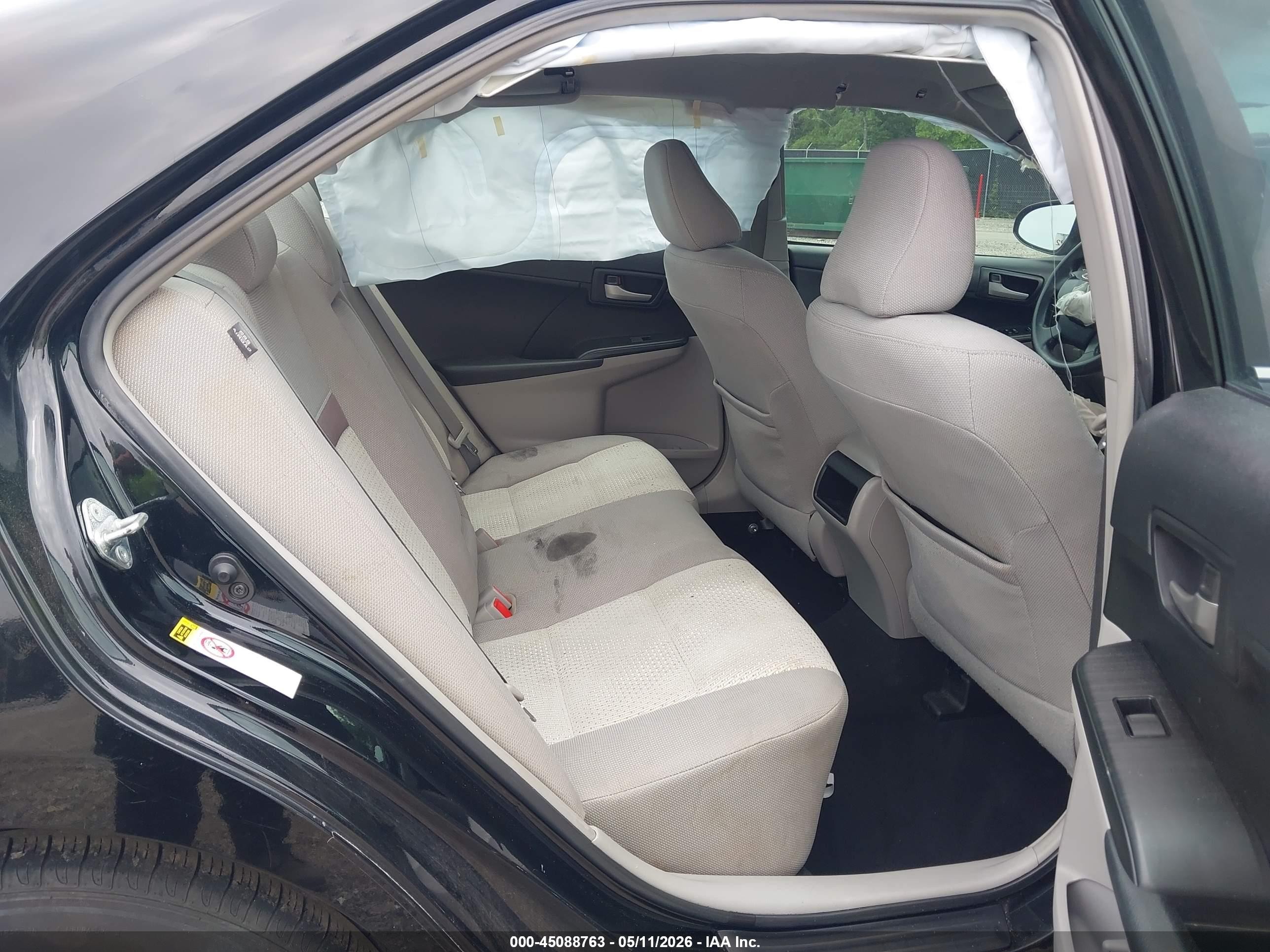 2012 Toyota Camry L Black vin: 4T1BF1FK4CU606450