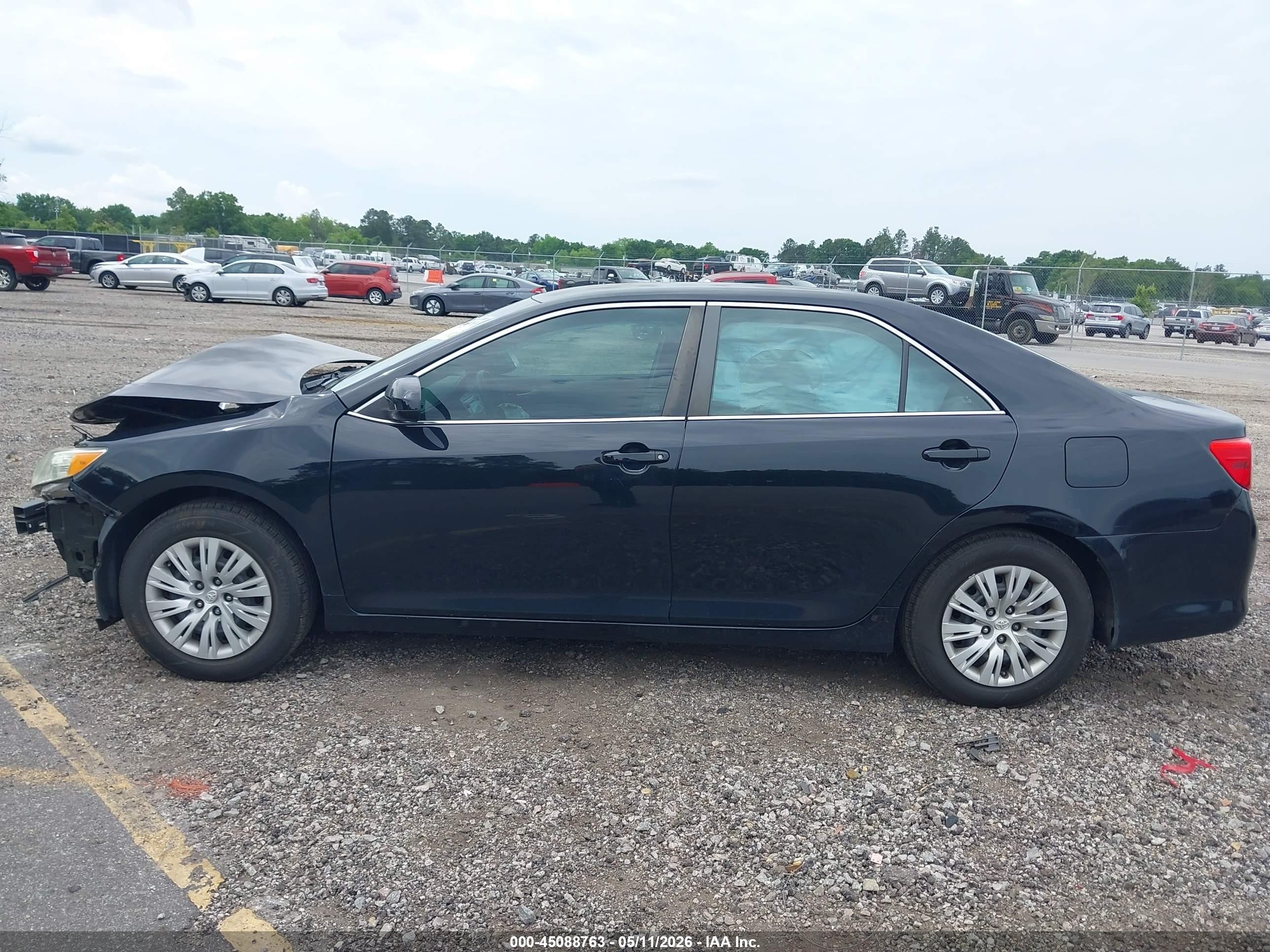 2012 Toyota Camry L Black vin: 4T1BF1FK4CU606450