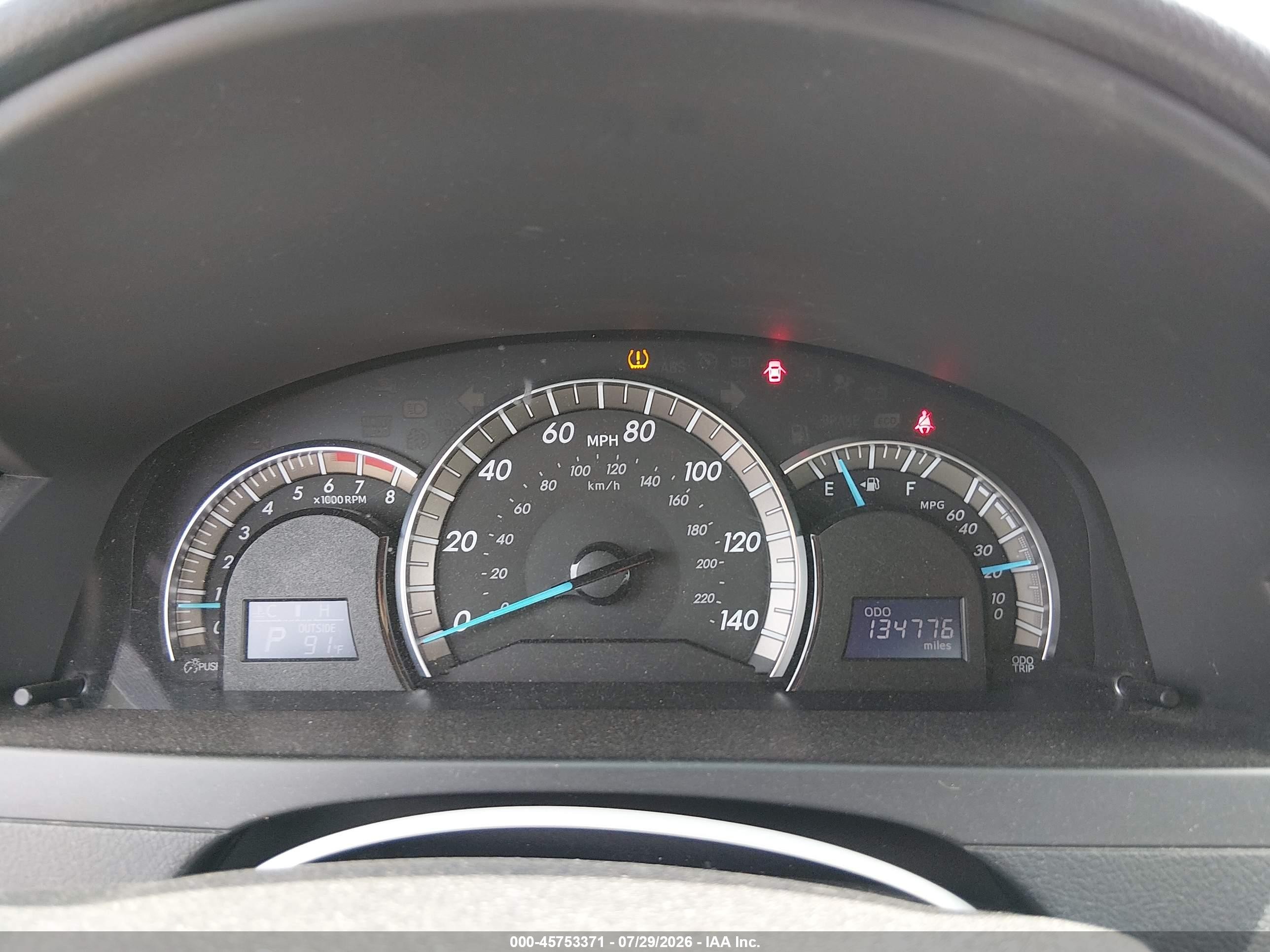 2012 Toyota Camry Se Red vin: 4T1BF1FK4CU616931