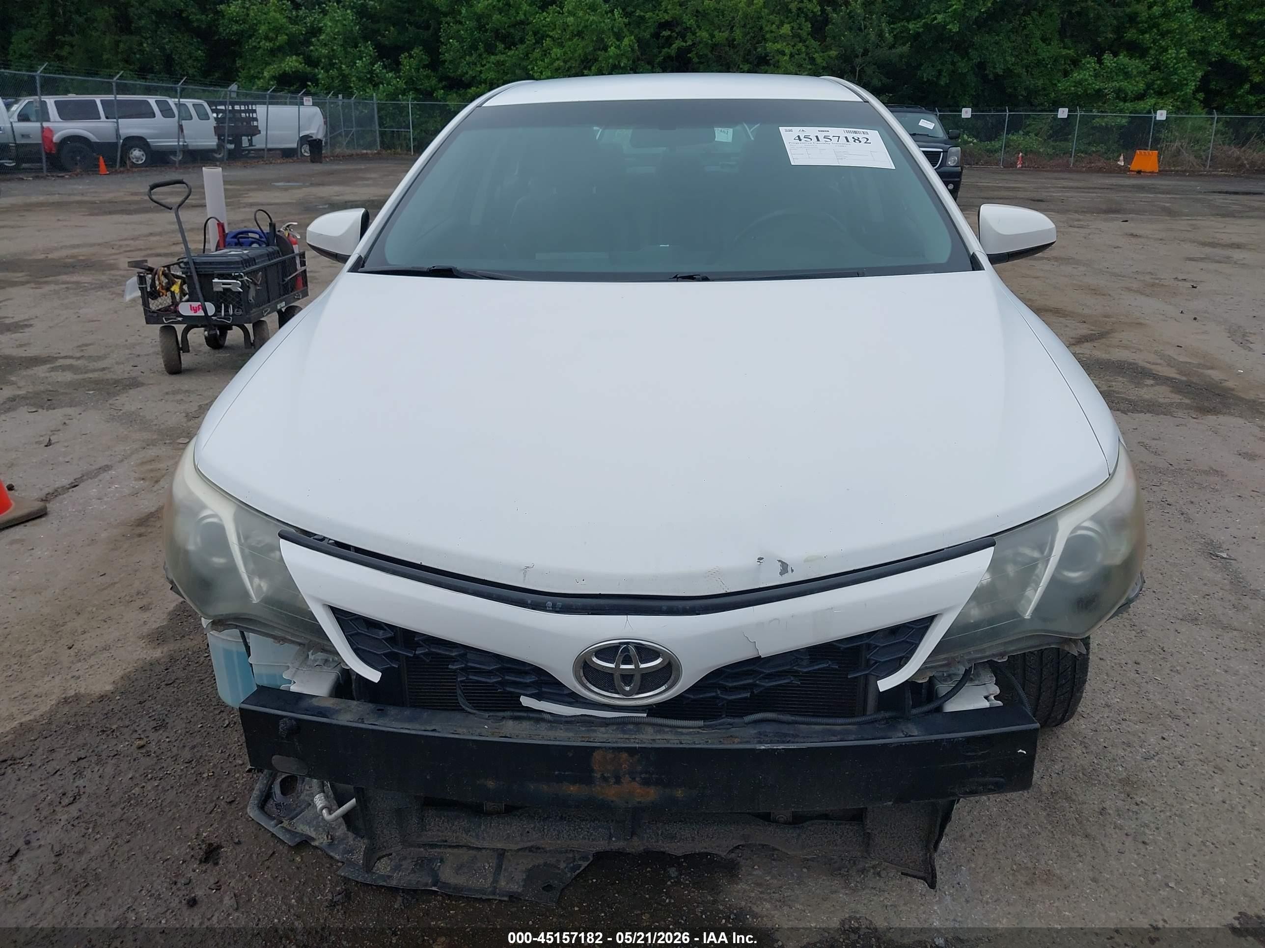 2012 Toyota Camry Se White vin: 4T1BF1FK4CU617321