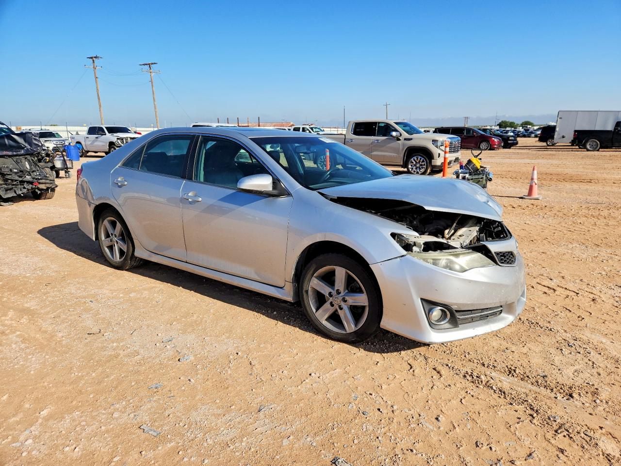 2012 Toyota Camry Se Silver vin: 4T1BF1FK4CU617562