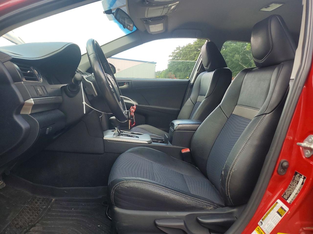 2012 Toyota Camry Se Red vin: 4T1BF1FK4CU624995