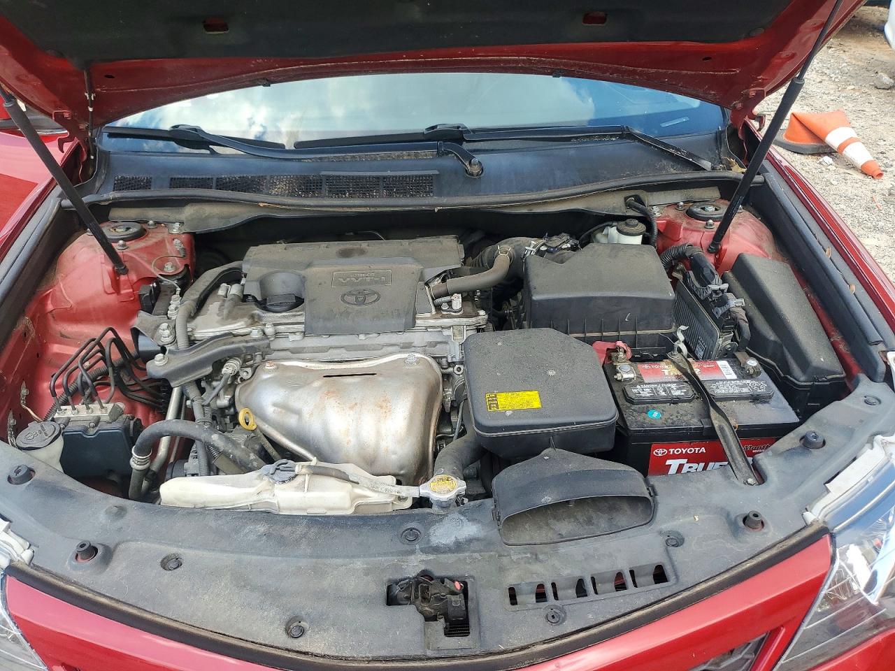 2012 Toyota Camry Se Red vin: 4T1BF1FK4CU624995
