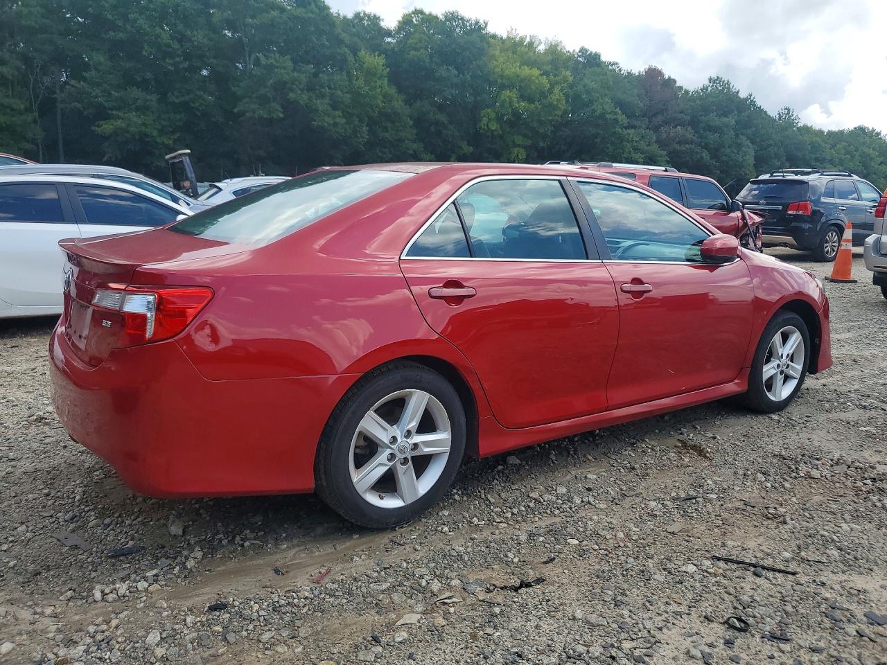 2012 Toyota Camry Se Red vin: 4T1BF1FK4CU624995