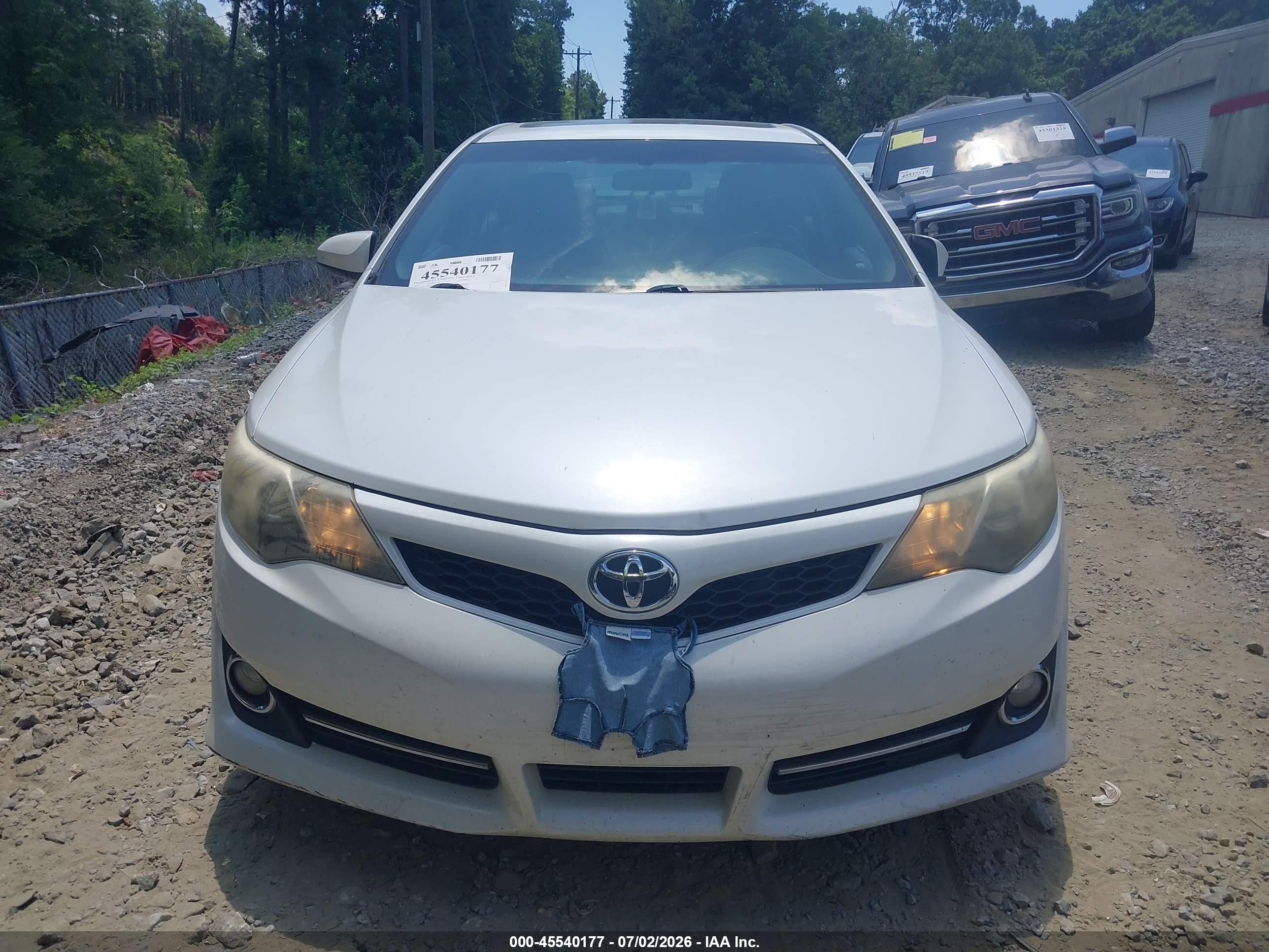 2012 Toyota Camry Se Limited Edition White vin: 4T1BF1FK4CU627427