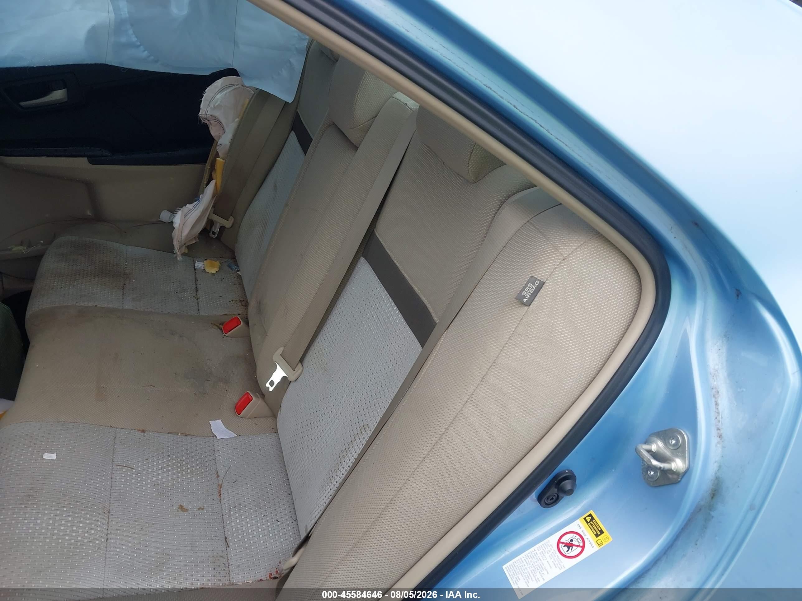2012 Toyota Camry Le Синий vin: 4T1BF1FK4CU631610