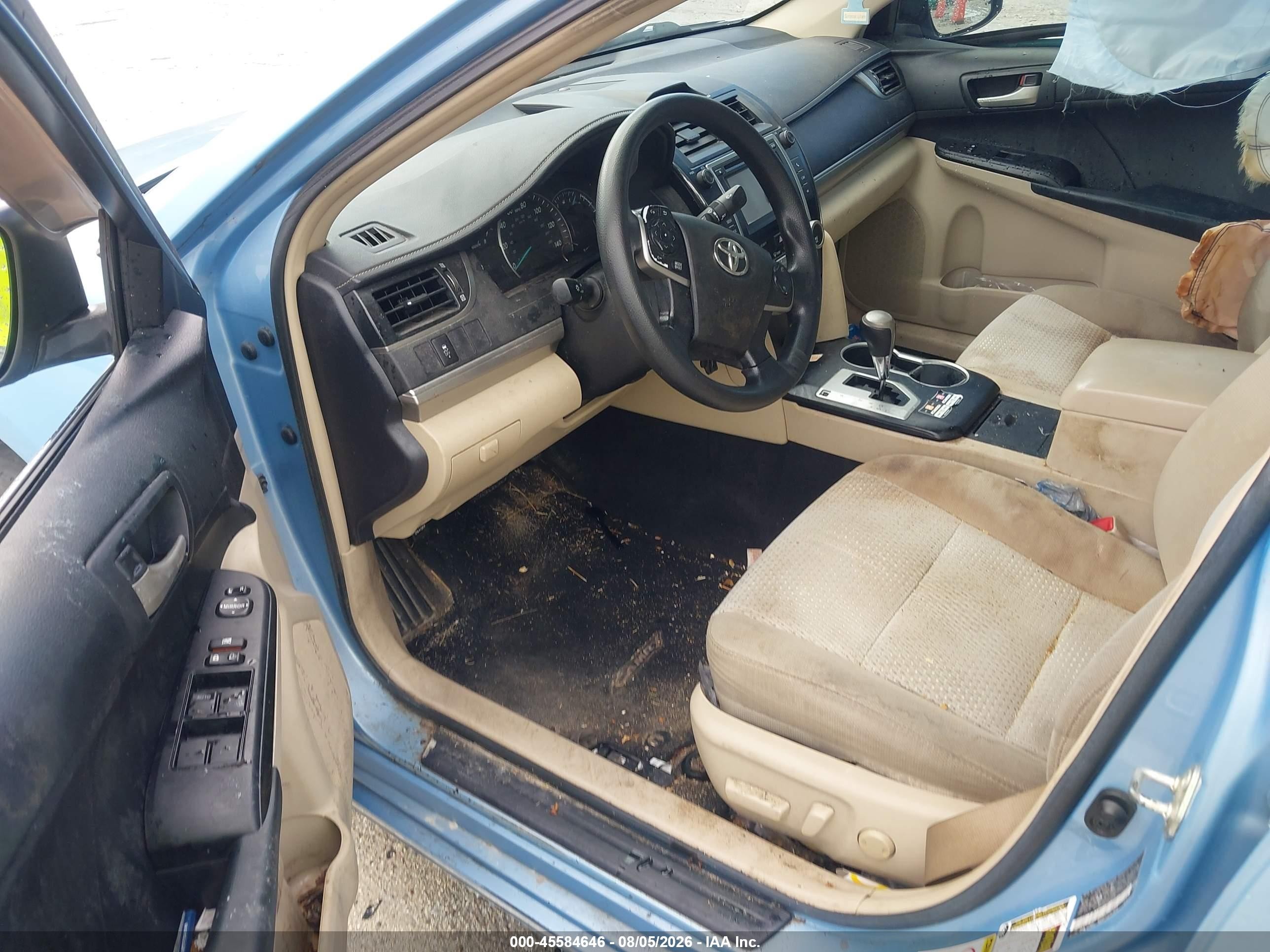 2012 Toyota Camry Le Синий vin: 4T1BF1FK4CU631610