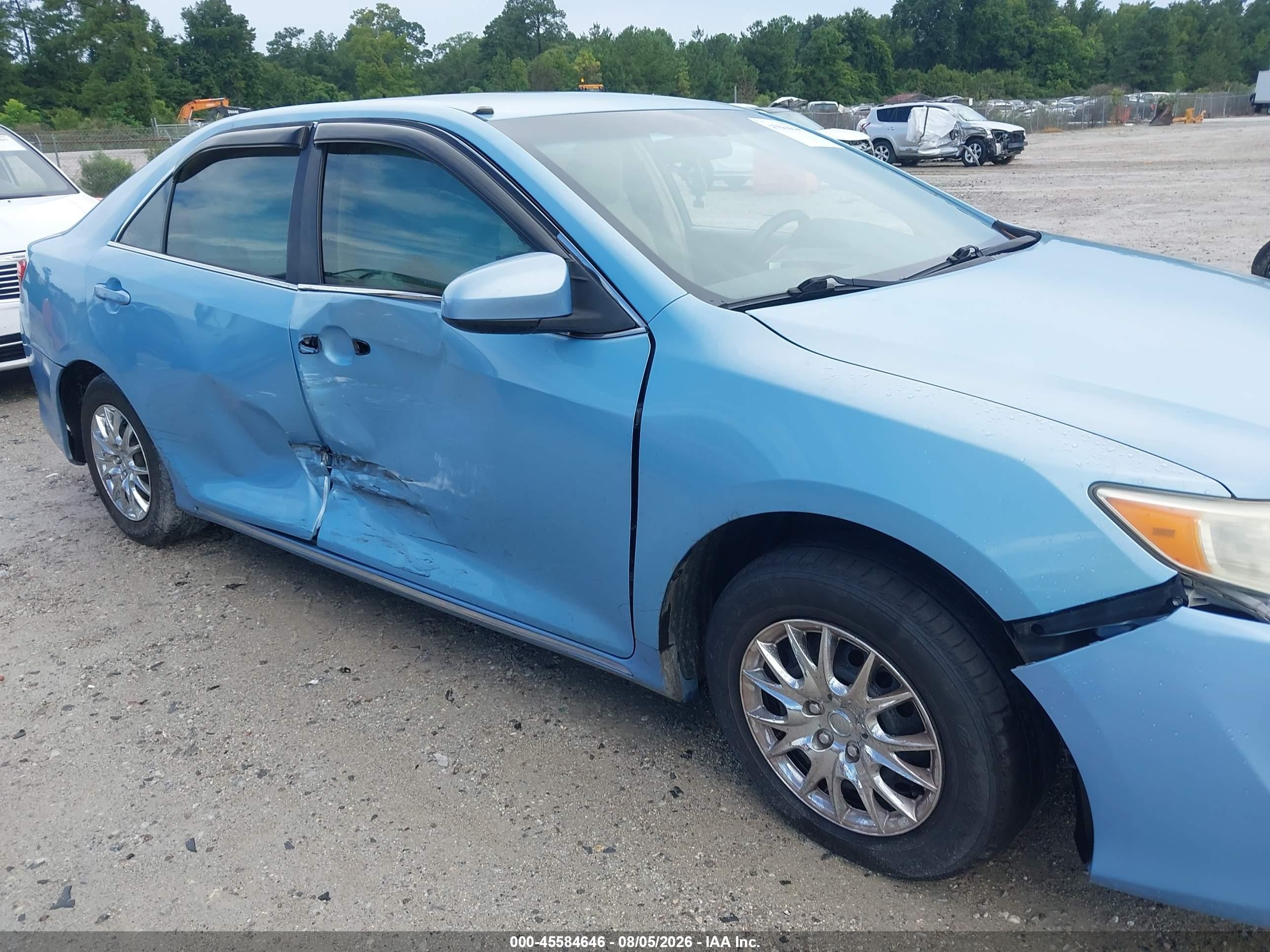 2012 Toyota Camry Le Синий vin: 4T1BF1FK4CU631610